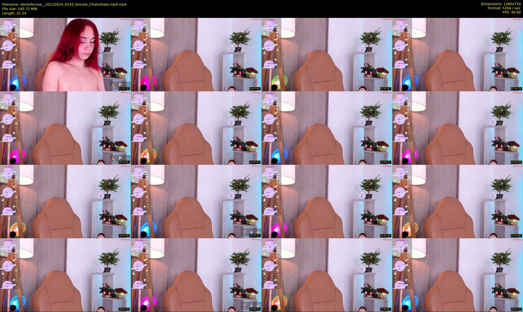 daniellerose_ — 32 minute Chaturbate female cam show recording, 720p, Dec 20, 2024