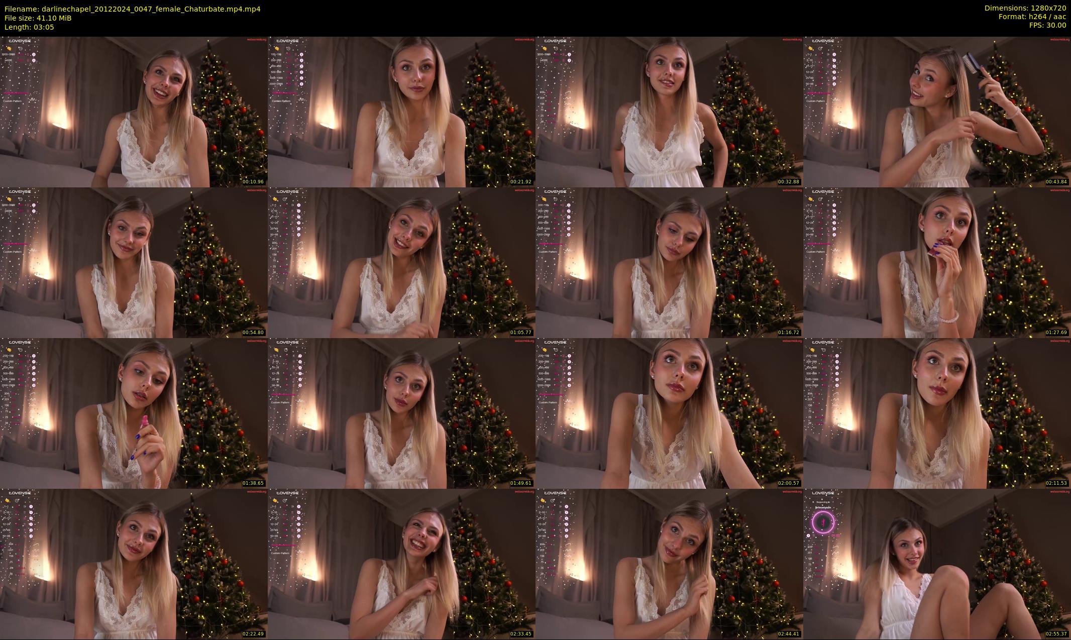 darlinechapel — 4 minute Chaturbate female cam show recording, 720p, Dec 20, 2024