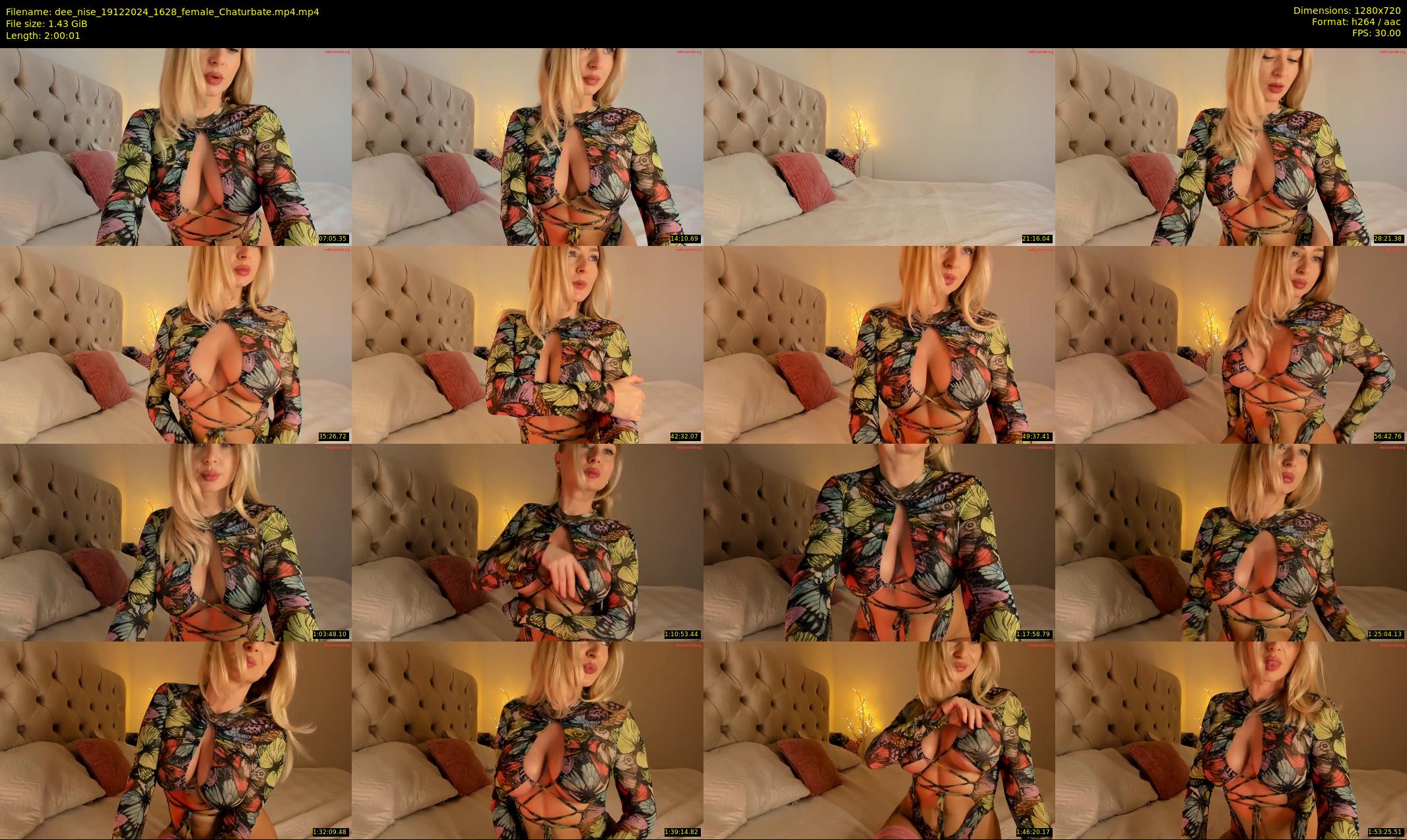 dee_nise — 121 minute Chaturbate female cam show recording, 720p, Dec 19, 2024