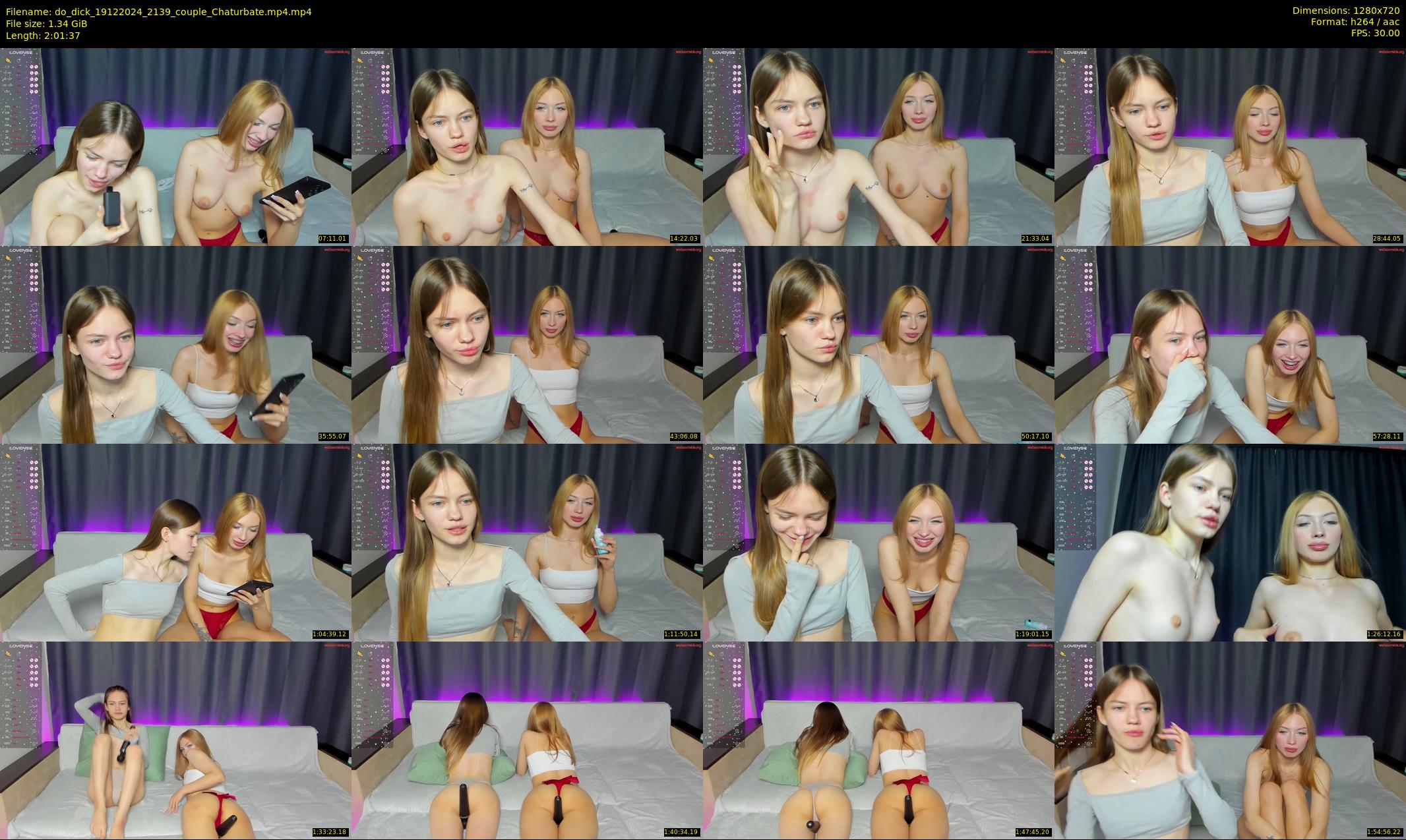 do_dick — 122 minute Chaturbate couple cam show recording, 720p, Dec 19, 2024
