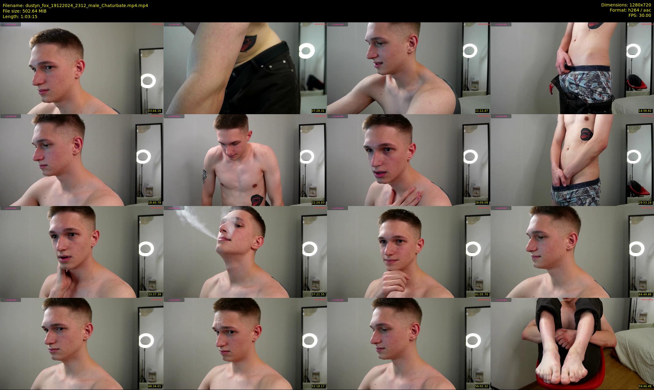 dustyn_fox — 64 minute Chaturbate male cam show recording, 720p, Dec 19, 2024