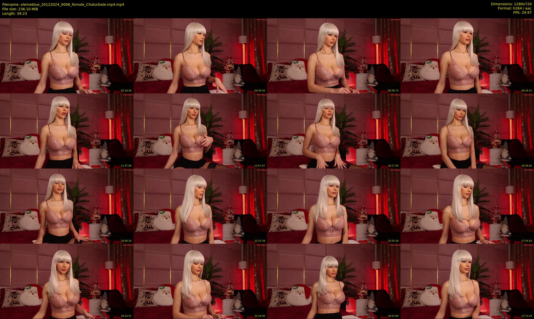 eleineblue — 40 minute Chaturbate female cam show recording, 720p, Dec 20, 2024