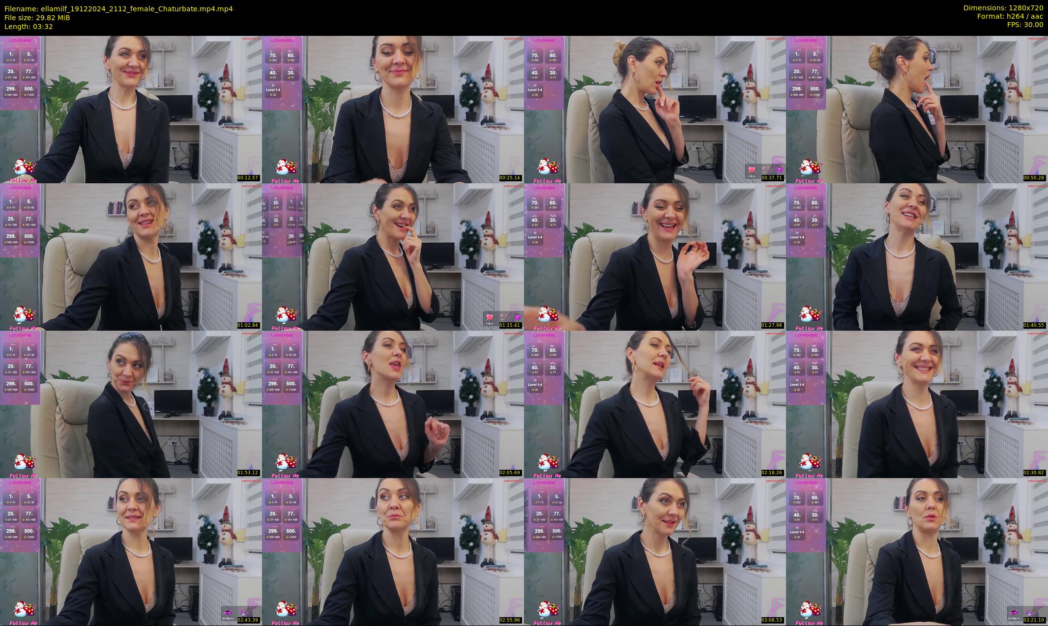 ellamilf — 4 minute Chaturbate female cam show recording, 720p, Dec 19, 2024