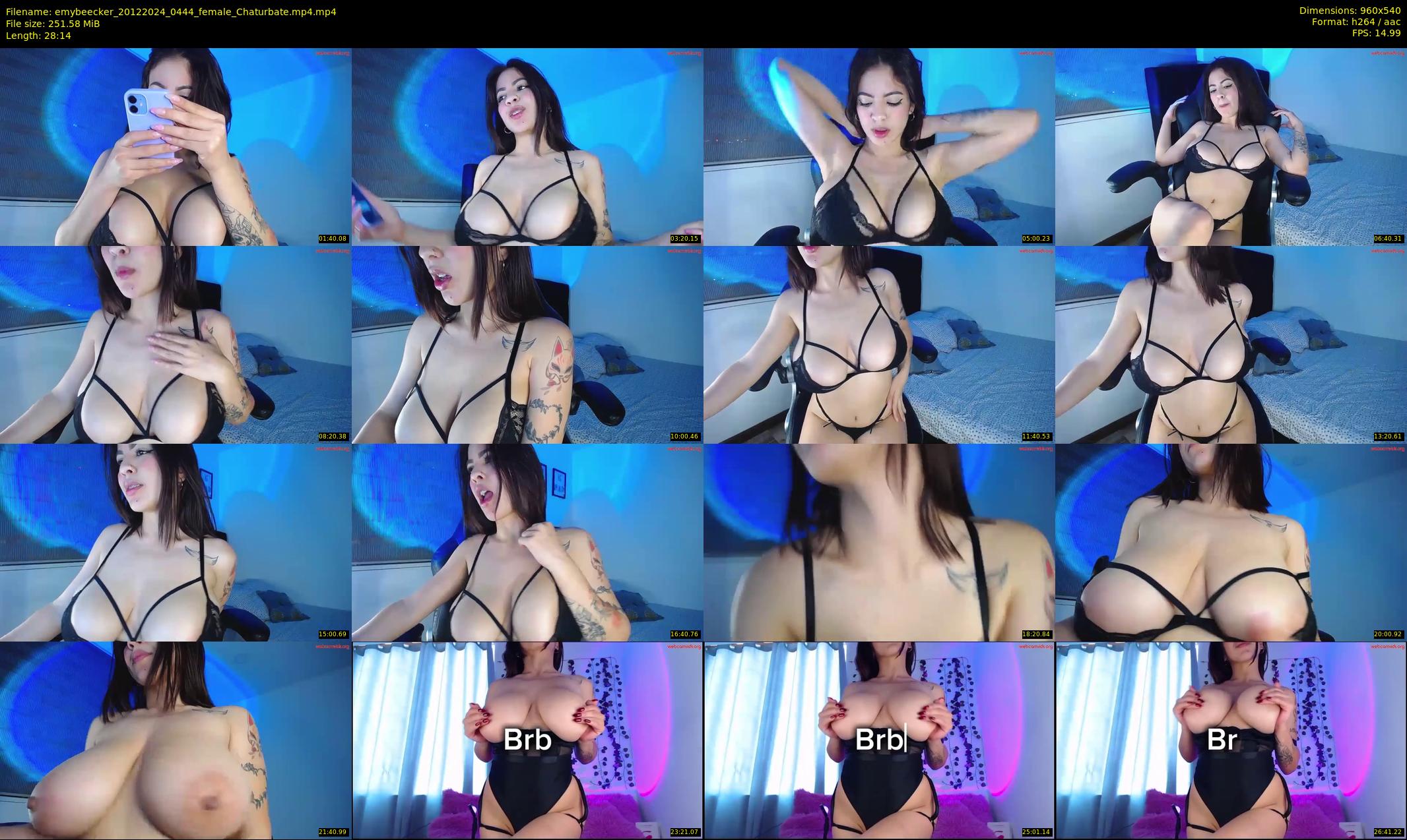 emybeecker — 29 minute Chaturbate female cam show recording, 480p, Dec 20, 2024