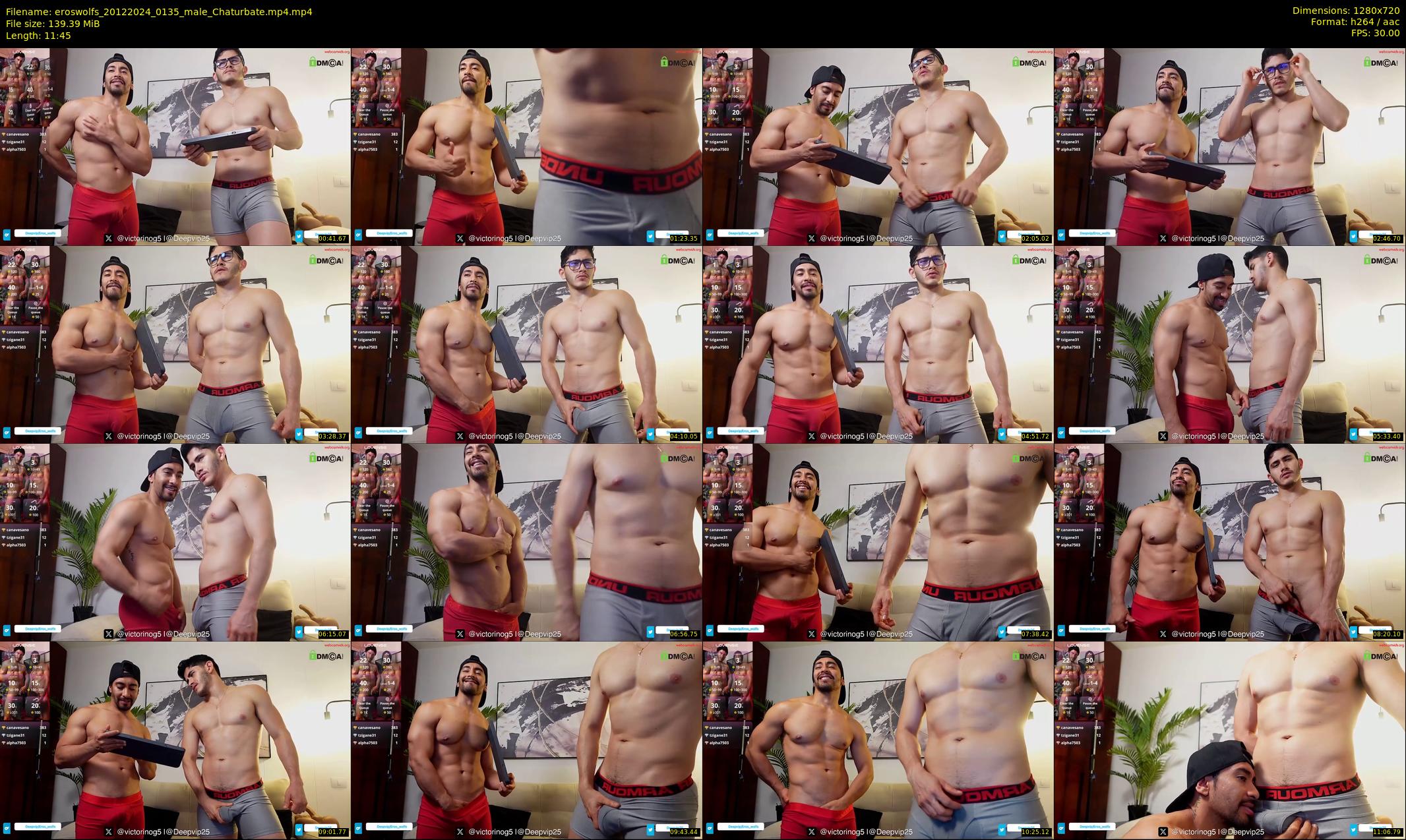 eroswolfs — 12 minute Chaturbate male cam show recording, 720p, Dec 20, 2024