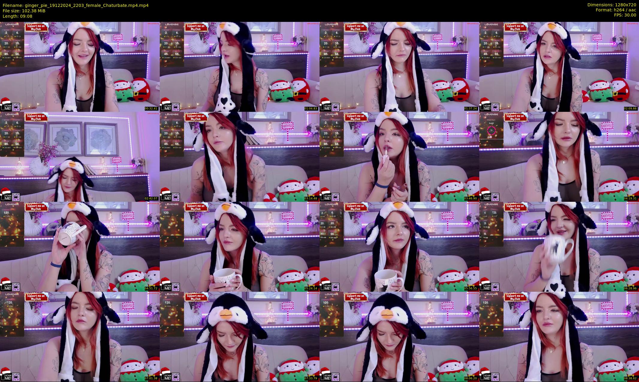 ginger_pie — 10 minute Chaturbate female cam show recording, 720p, Dec 19, 2024