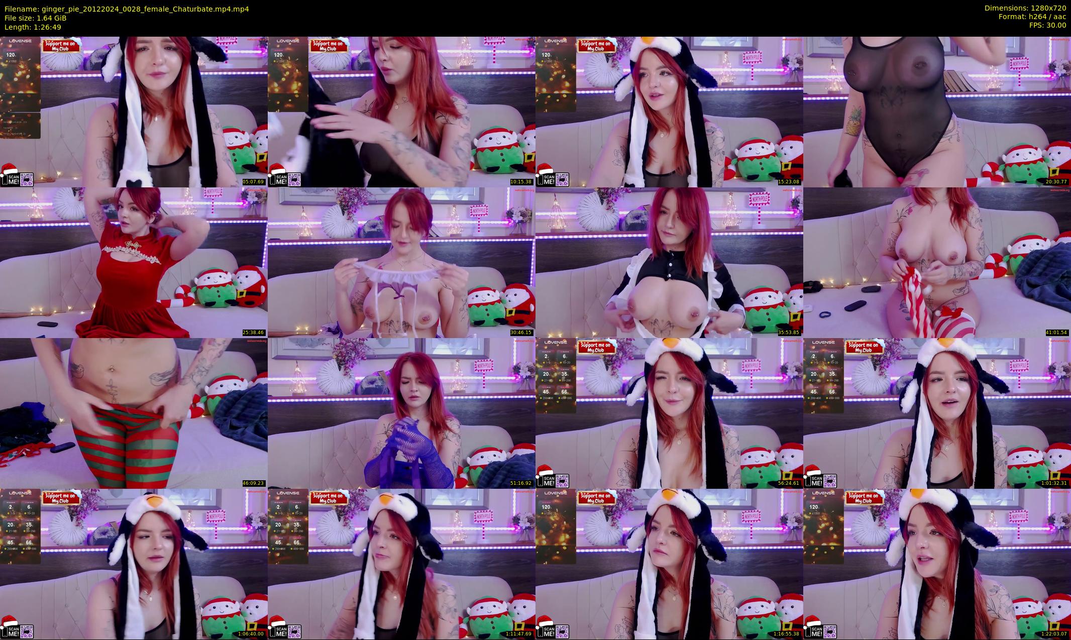 ginger_pie — 87 minute Chaturbate female cam show recording, 720p, Dec 20, 2024