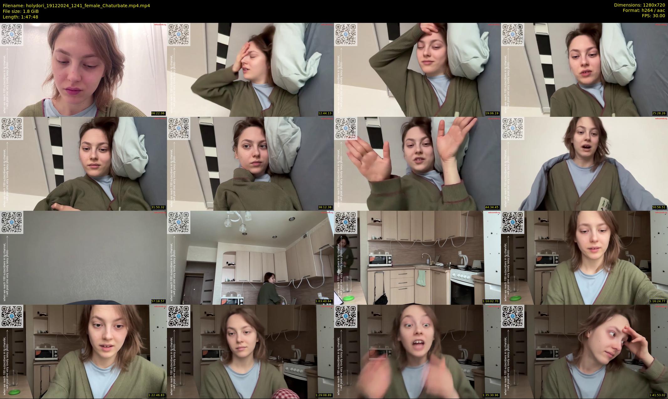 holydori — 108 minute Chaturbate female cam show recording, 720p, Dec 19, 2024