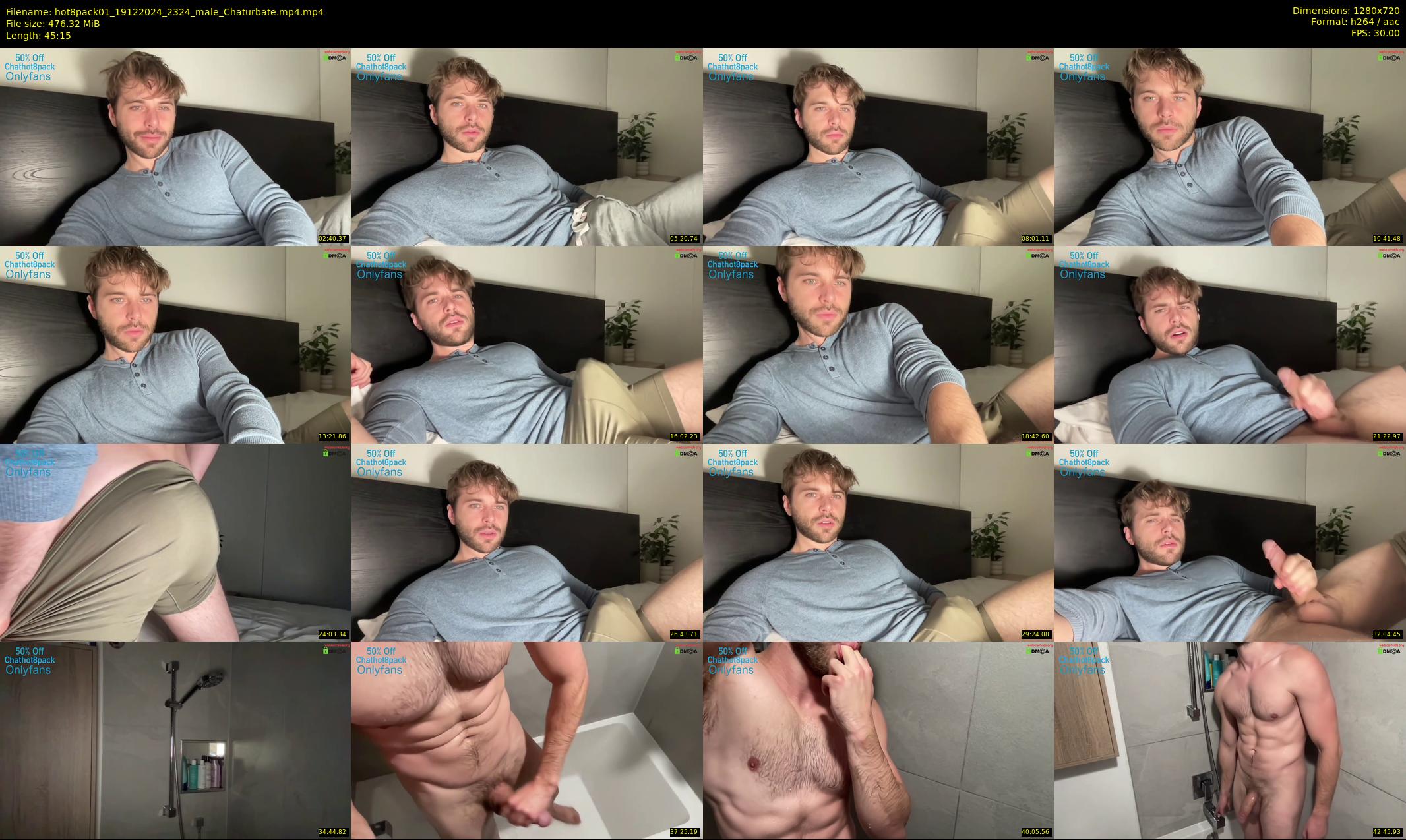 hot8pack01 — 46 minute Chaturbate male cam show recording, 720p, Dec 19, 2024