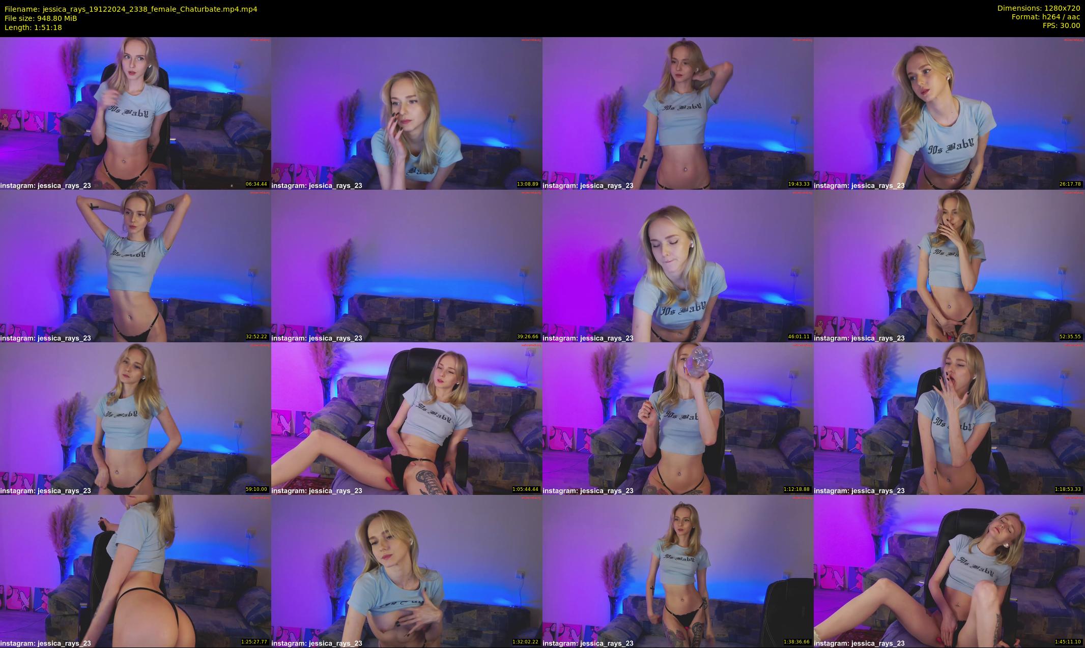 jessica_rays — 112 minute Chaturbate couple cam show recording, 720p, Dec 19, 2024