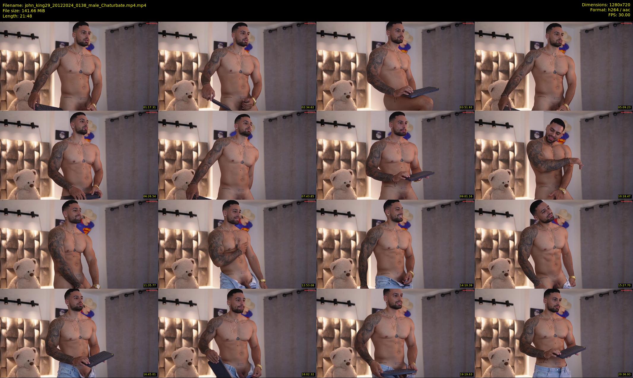 john_king29 — 22 minute Chaturbate male cam show recording, 720p, Dec 20, 2024