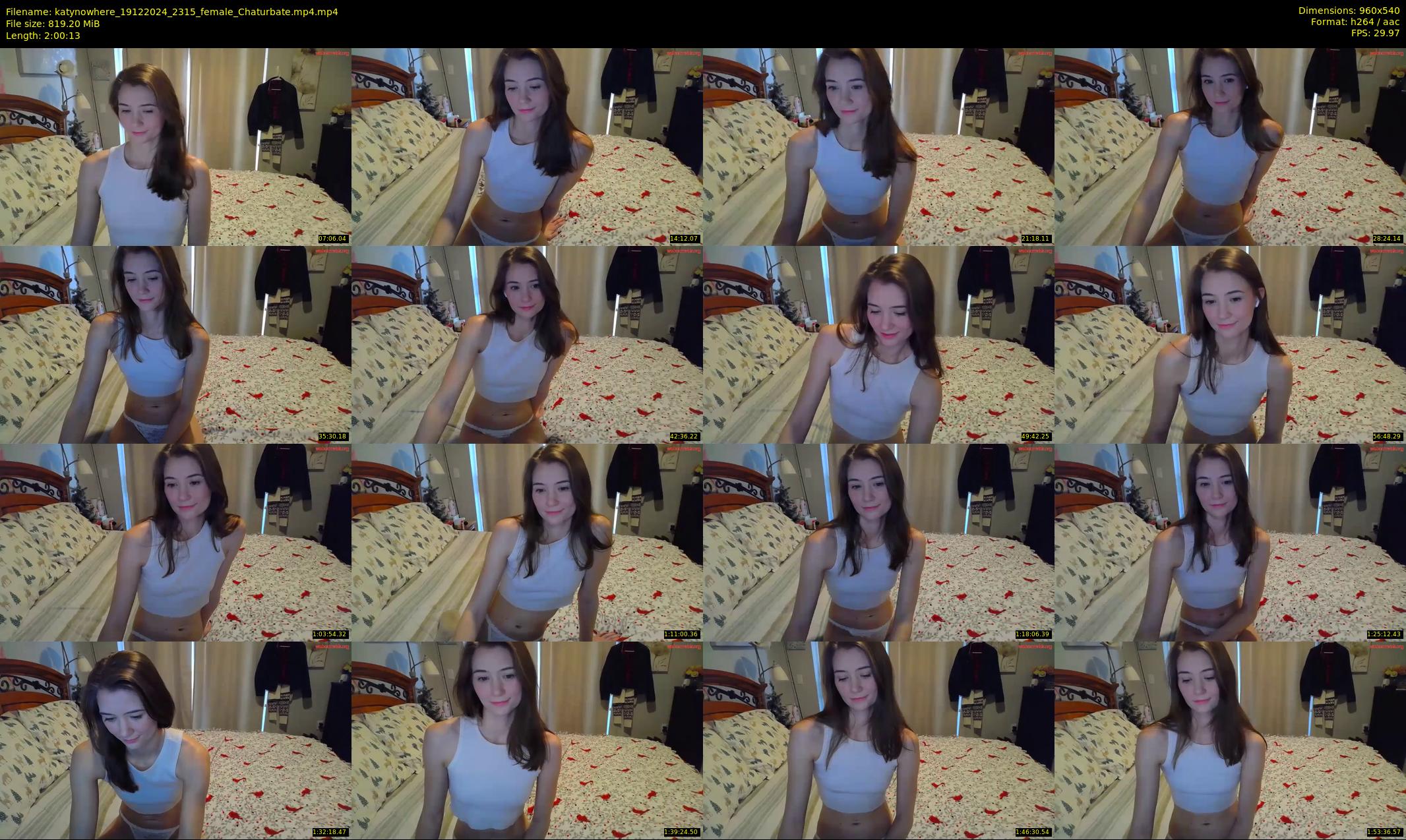 katynowhere — 121 minute Chaturbate female cam show recording, 480p, Dec 19, 2024