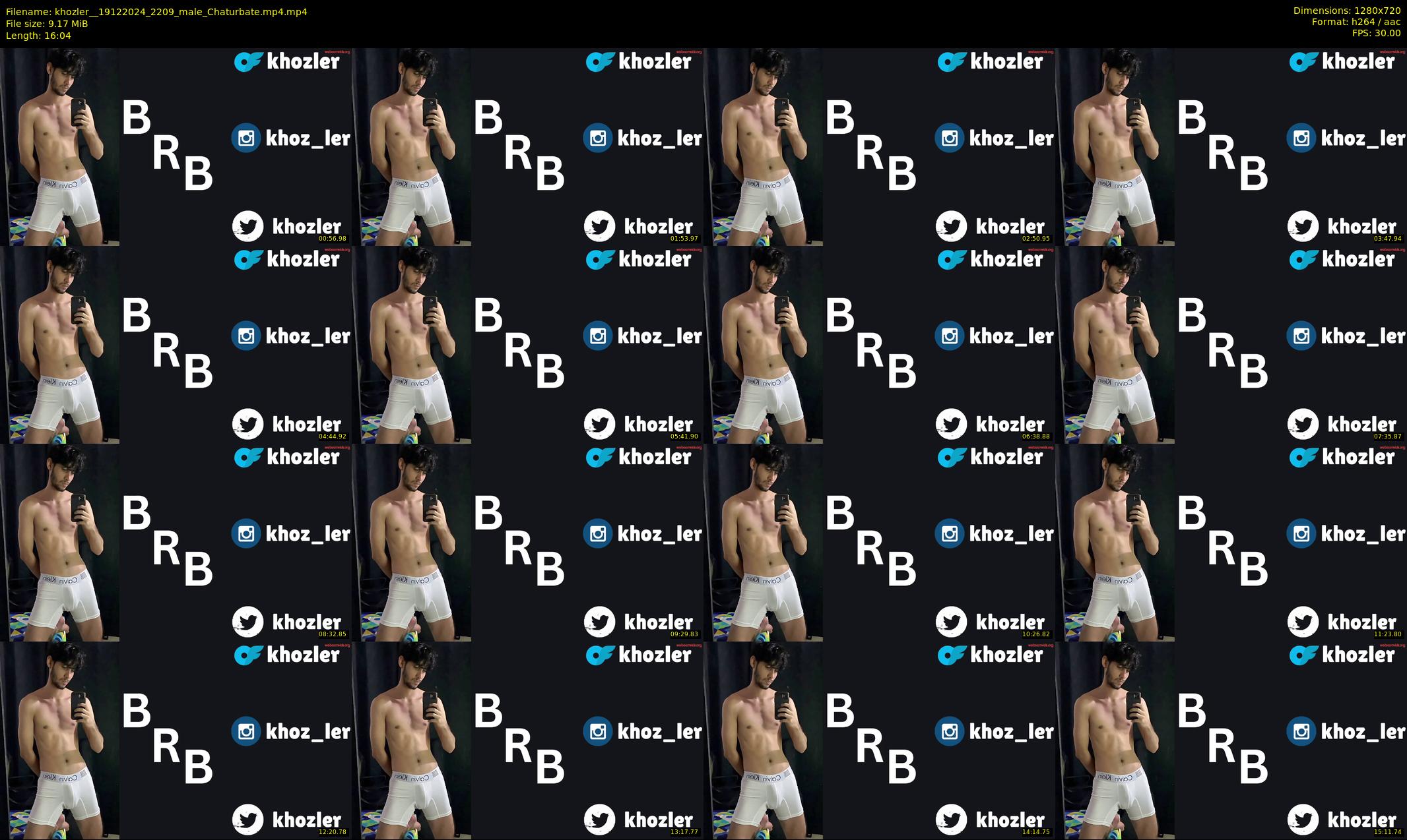 khozler_ — 17 minute Chaturbate male cam show recording, 720p, Dec 19, 2024