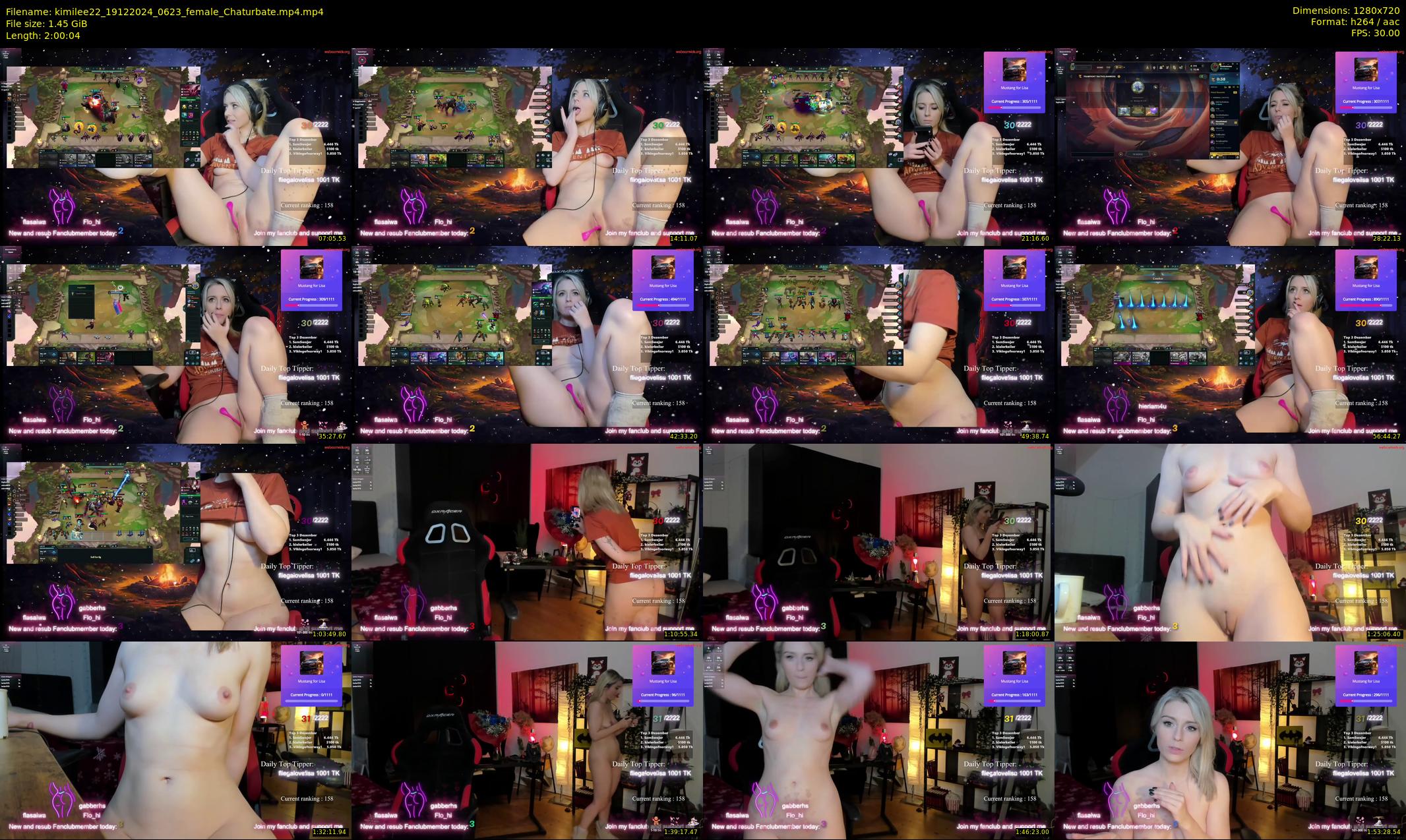 kimilee22 — 121 minute Chaturbate female cam show recording, 720p, Dec 19, 2024