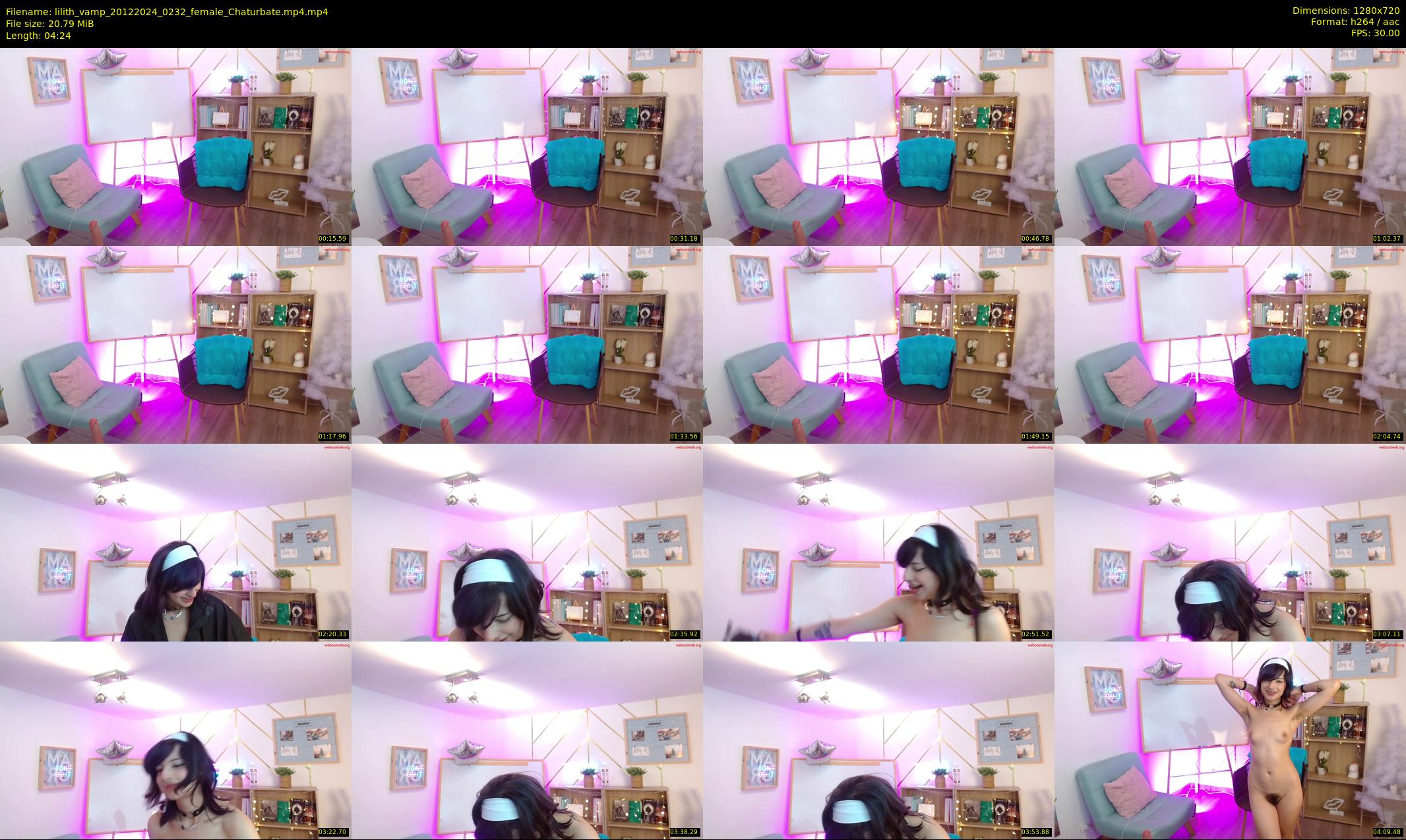 lilith_vamp — 5 minute Chaturbate female cam show recording, 720p, Dec 20, 2024