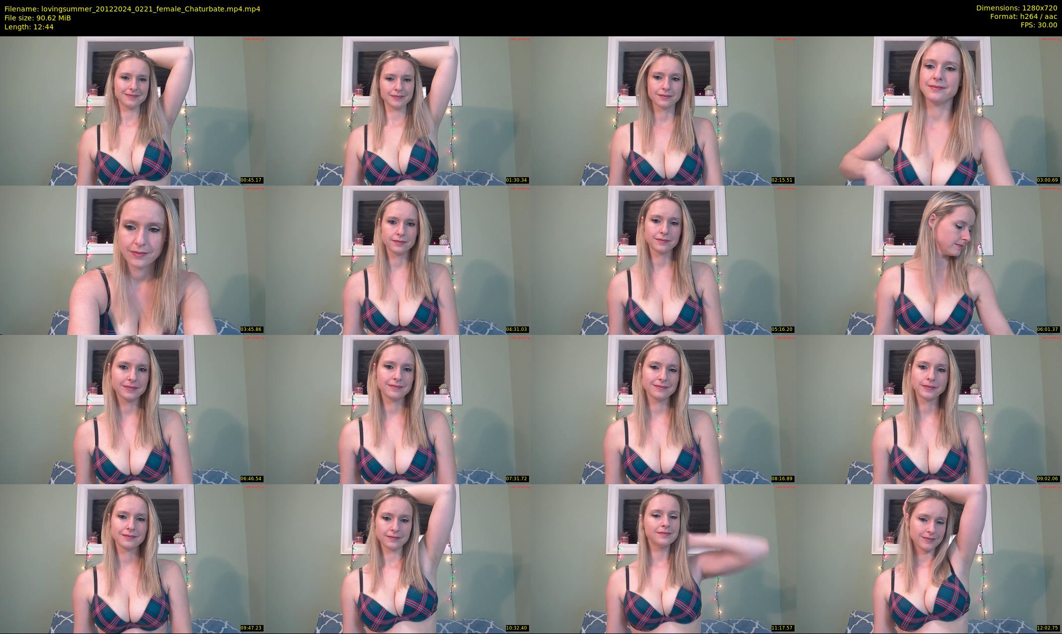lovingsummer — 13 minute Chaturbate female cam show recording, 720p, Dec 20, 2024