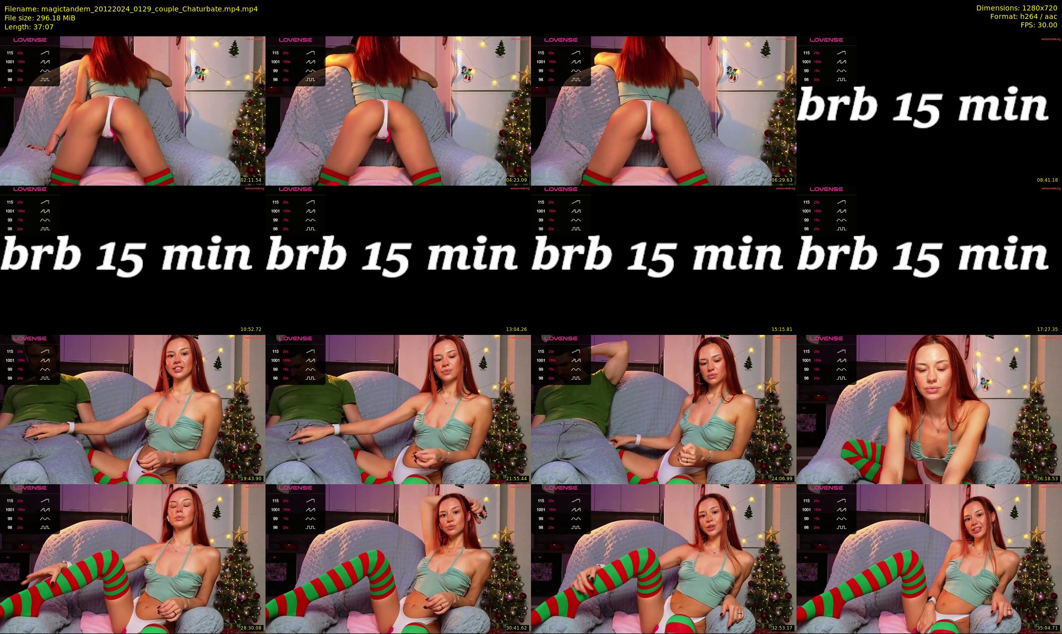 magictandem — 38 minute Chaturbate couple cam show recording, 720p, Dec 20, 2024