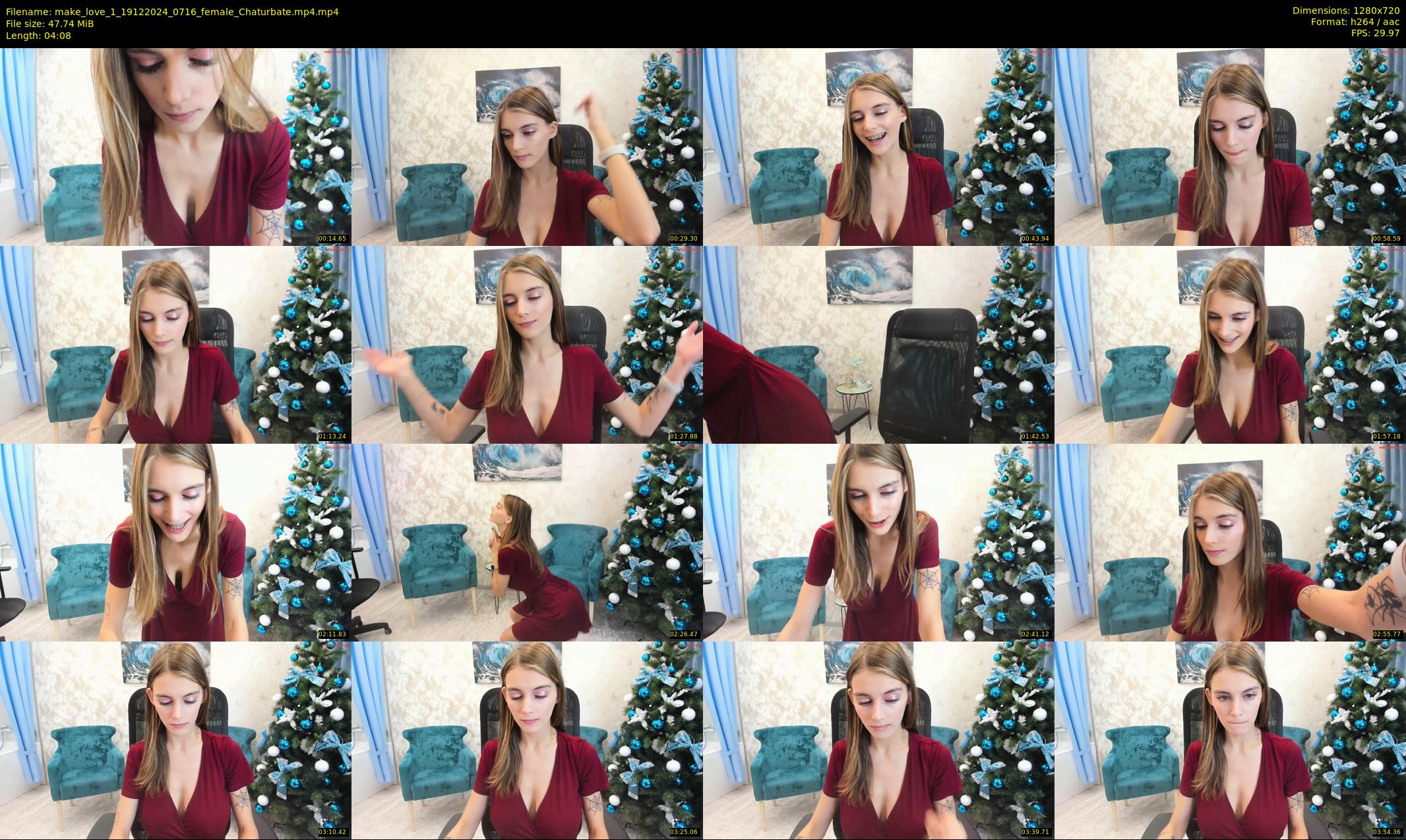 make_love_1 — 5 minute Chaturbate female cam show recording, 720p, Dec 19, 2024