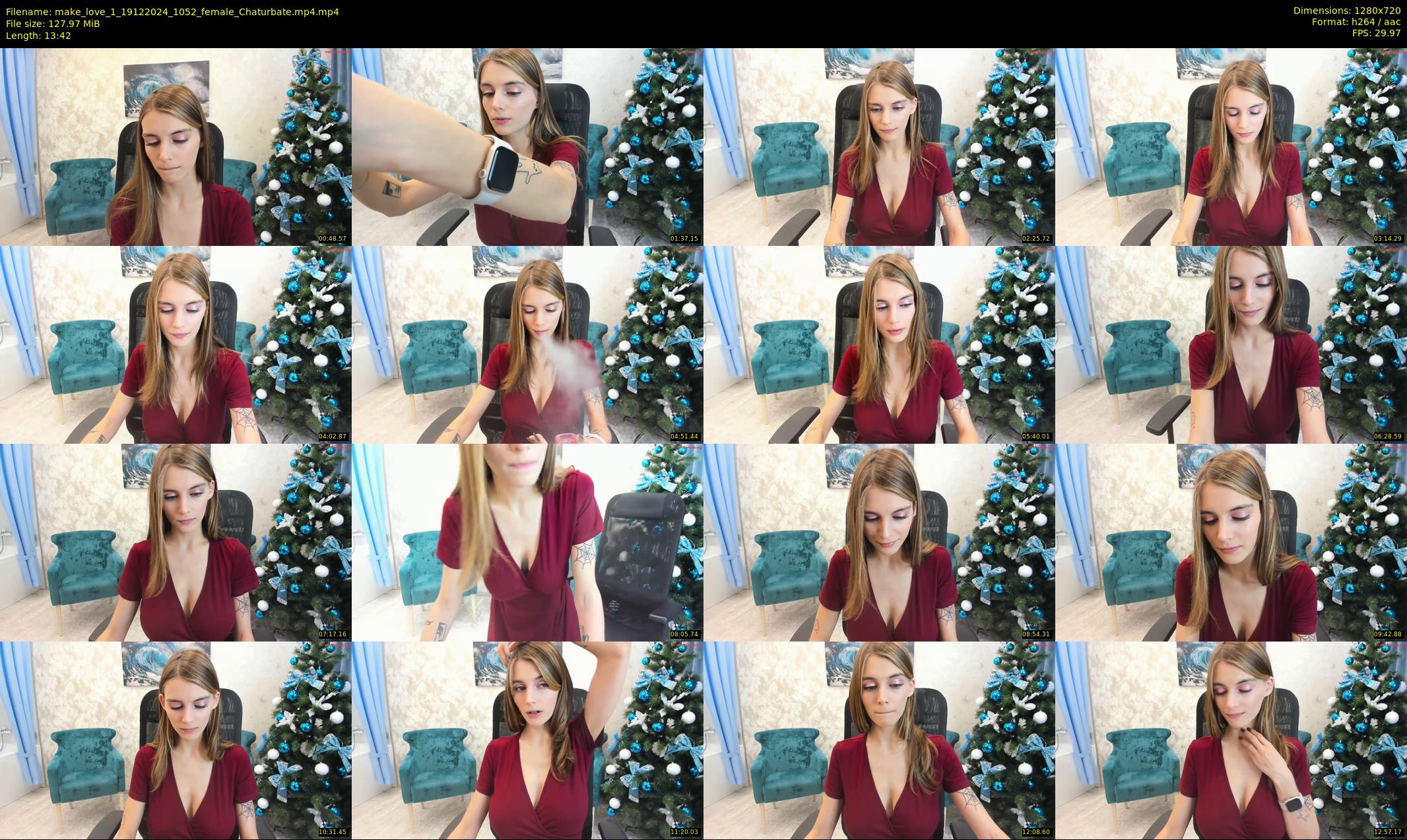 make_love_1 — 14 minute Chaturbate female cam show recording, 720p, Dec 19, 2024