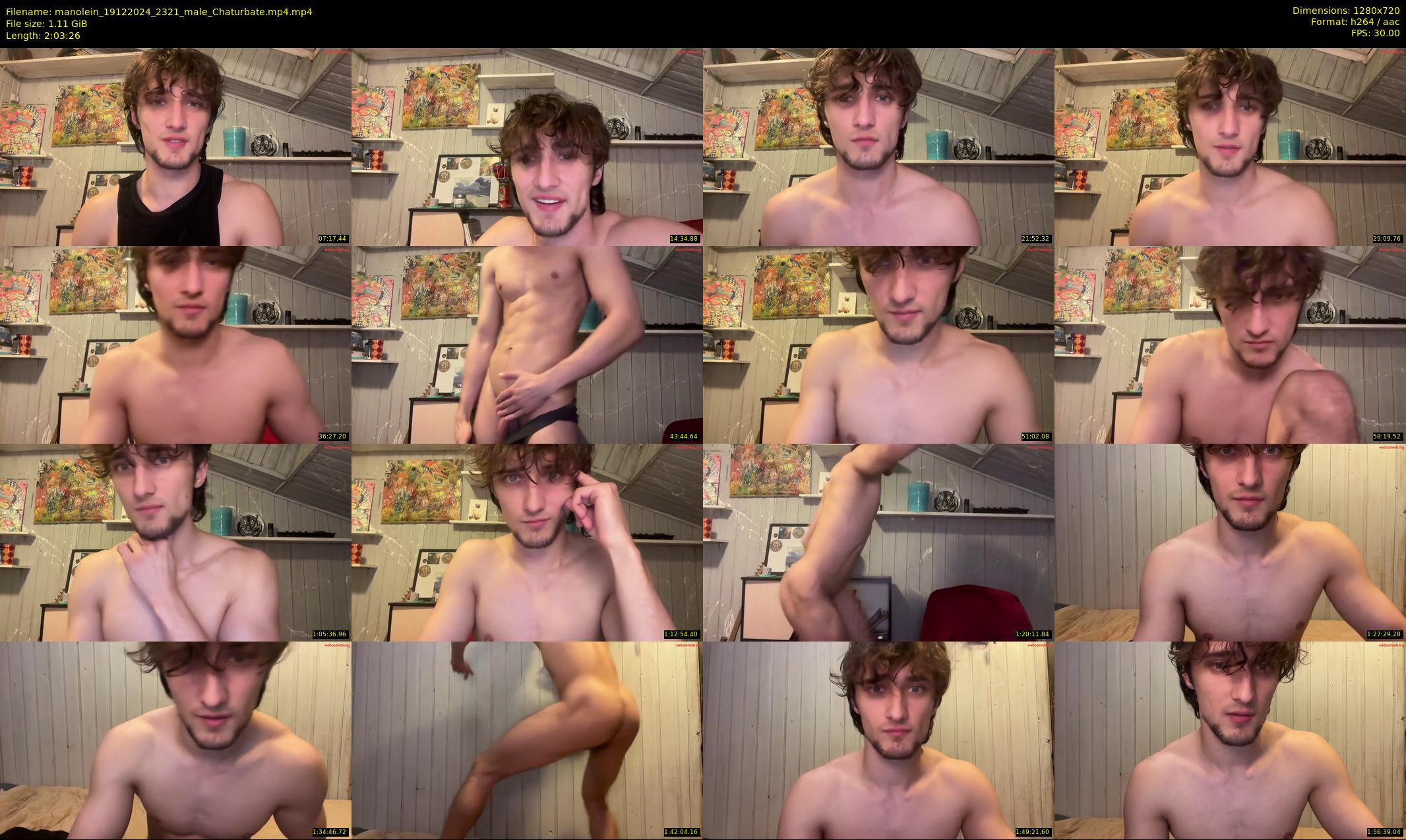manolein — 124 minute Chaturbate male cam show recording, 720p, Dec 19, 2024