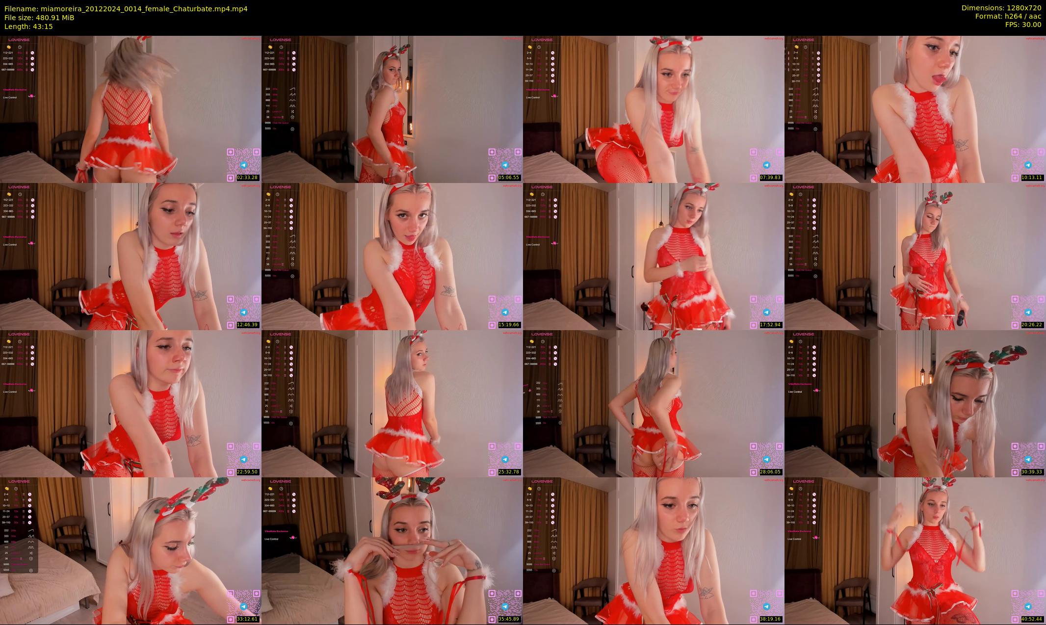 miamoreira — 44 minute Chaturbate female cam show recording, 720p, Dec 20, 2024