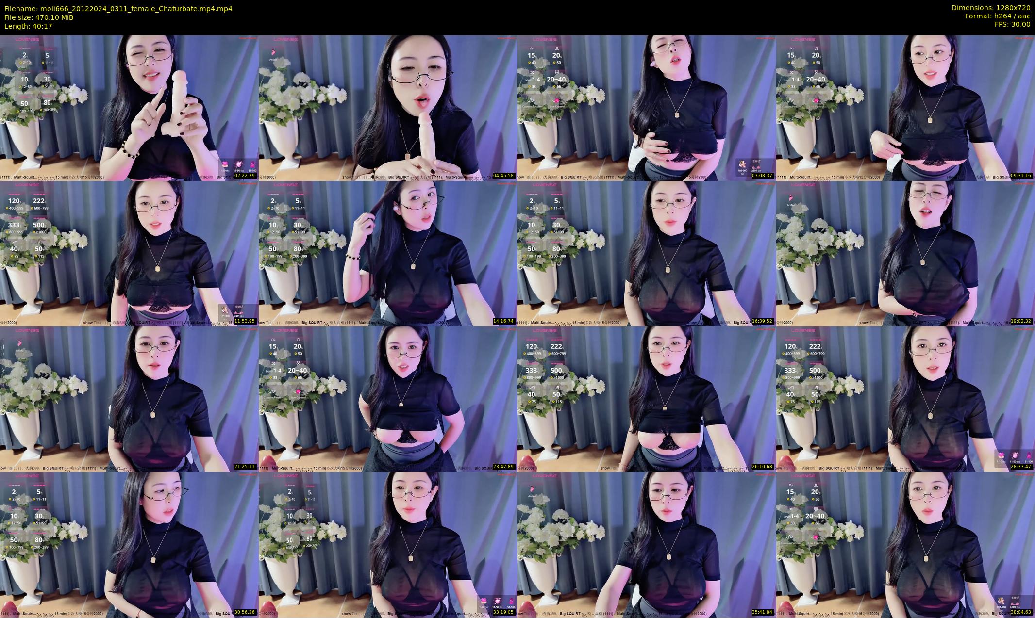 moli666 — 41 minute Chaturbate female cam show recording, 720p, Dec 20, 2024