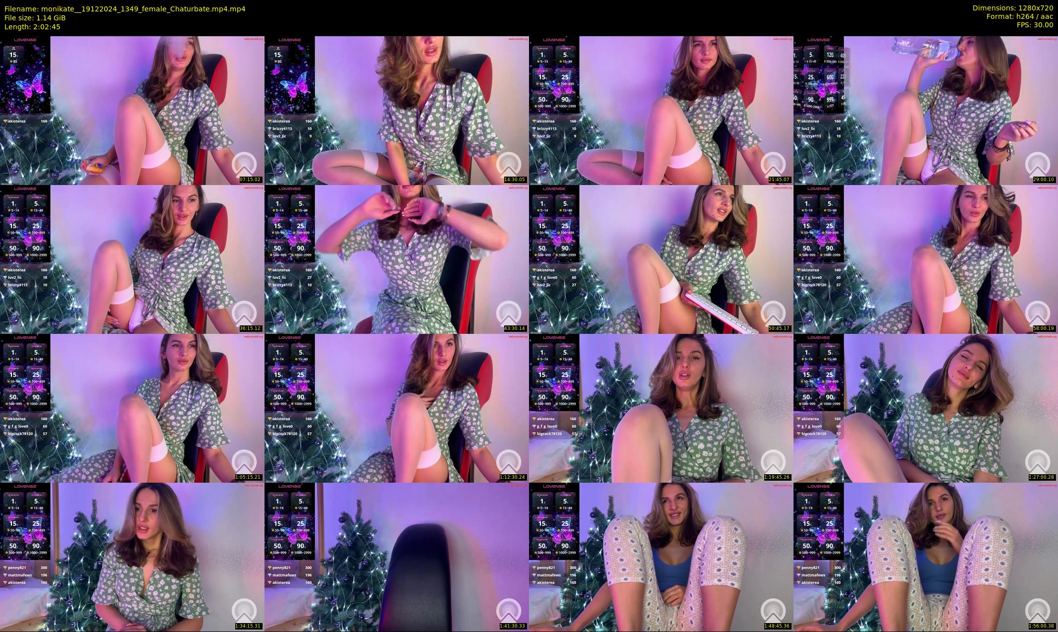 monikate_ — 123 minute Chaturbate couple cam show recording, 720p, Dec 19, 2024