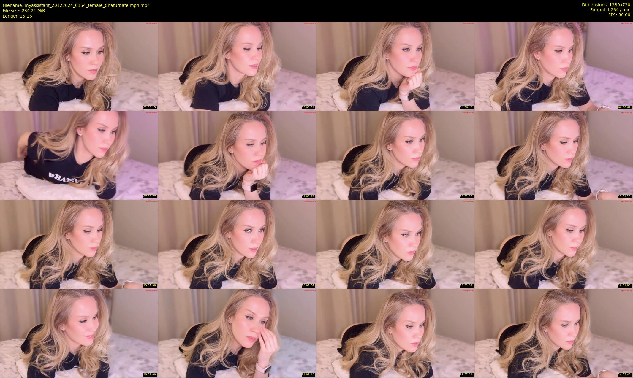 myassistant — 26 minute Chaturbate female cam show recording, 720p, Dec 20, 2024
