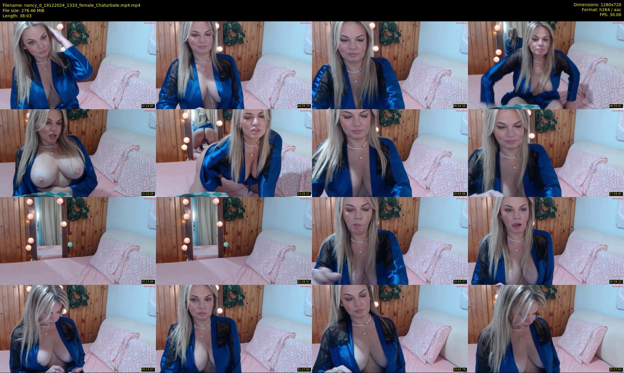 nancy_d — 39 minute Chaturbate female cam show recording, 720p, Dec 19, 2024