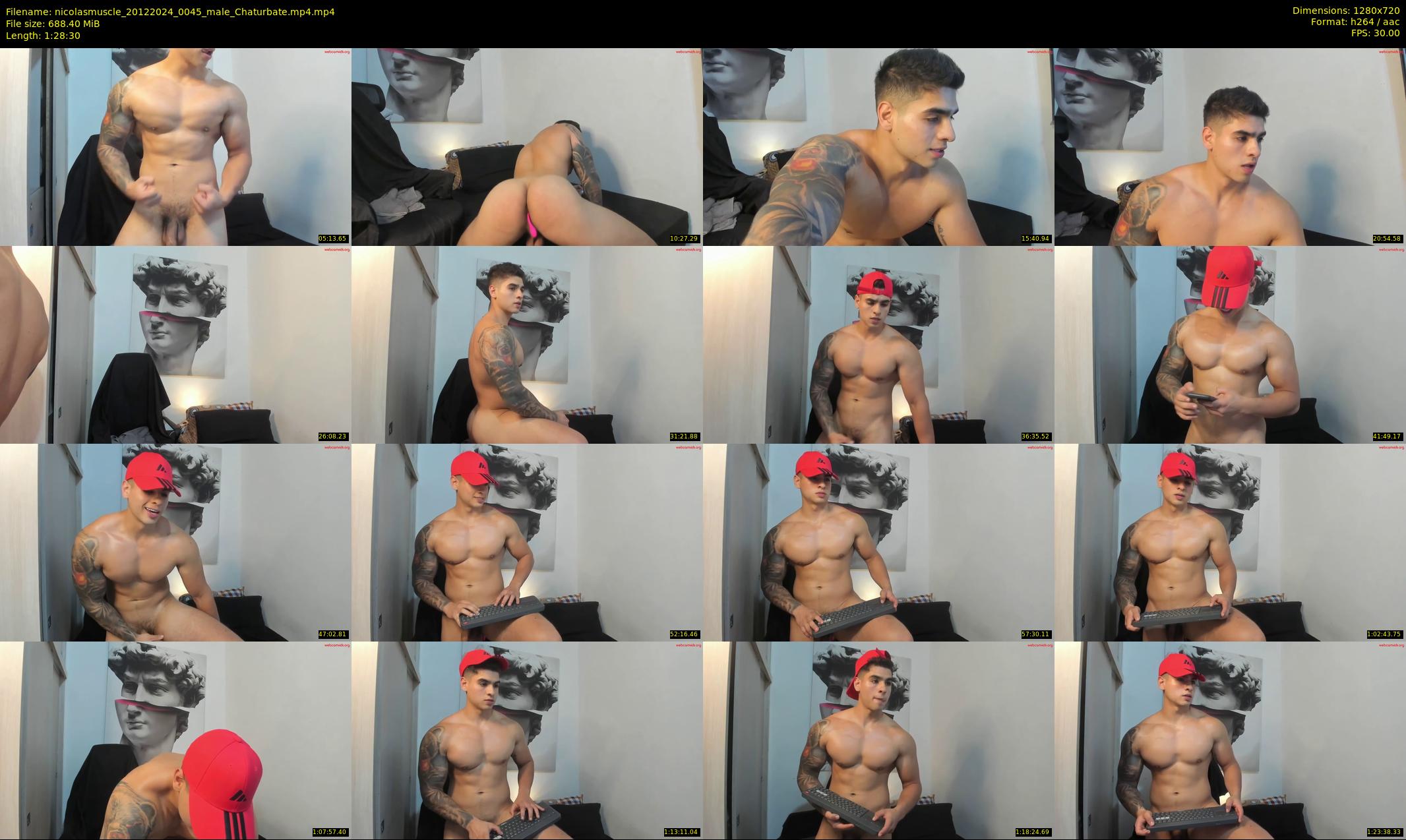nicolasmuscle — 89 minute Chaturbate male cam show recording, 720p, Dec 20, 2024