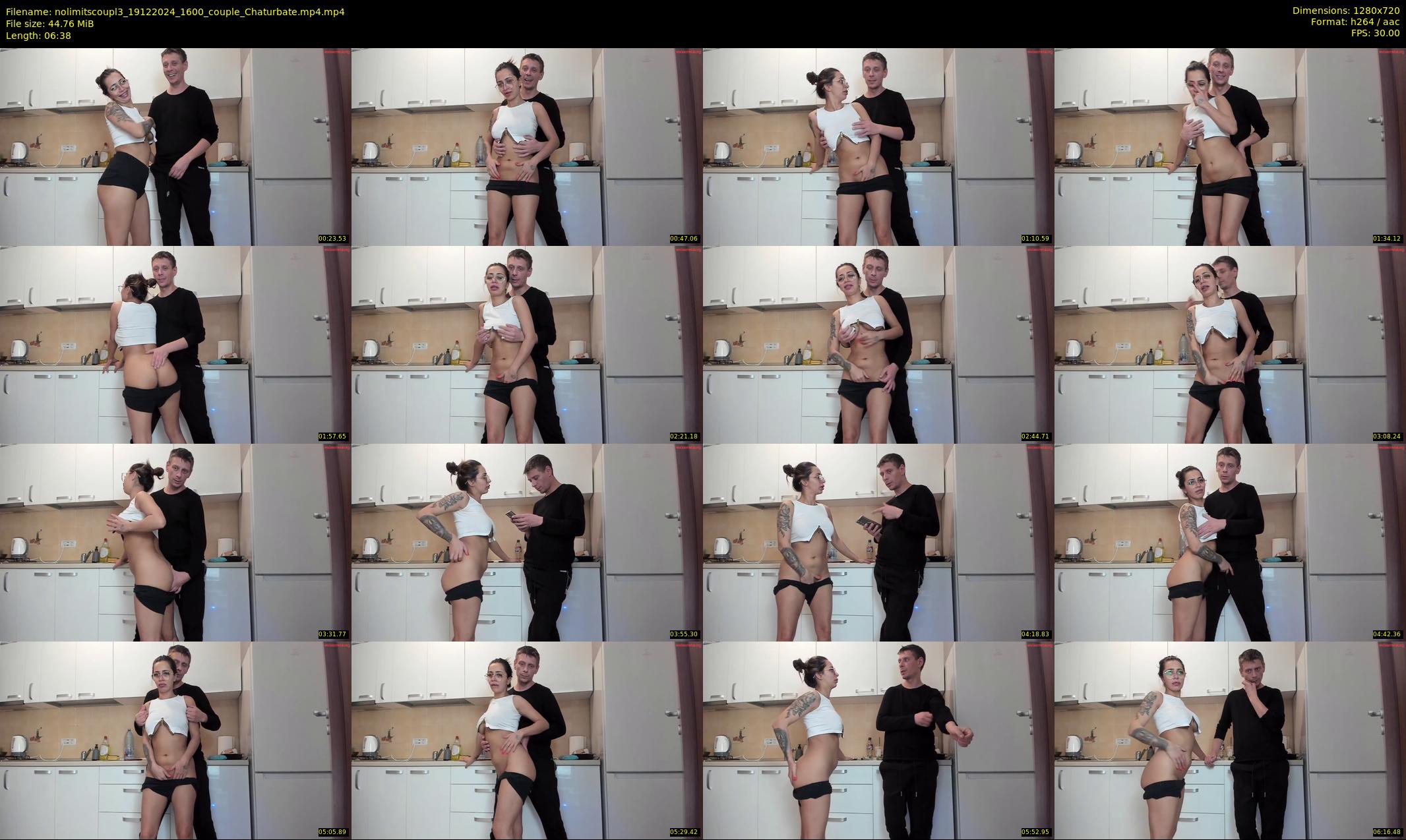 nolimitscoupl3 — 7 minute Chaturbate couple cam show recording, 720p, Dec 19, 2024
