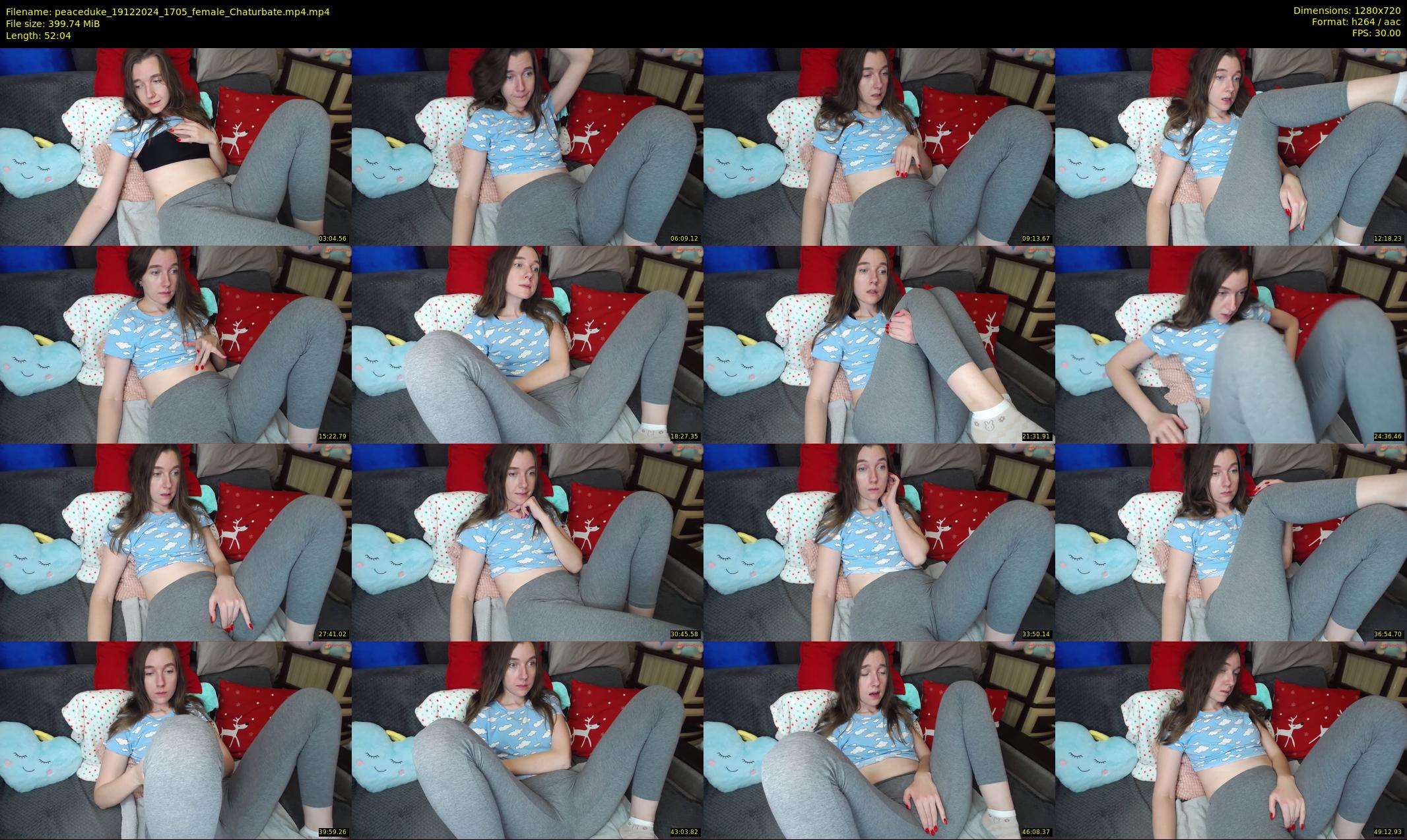 peaceduke — 53 minute Chaturbate female cam show recording, 720p, Dec 19, 2024