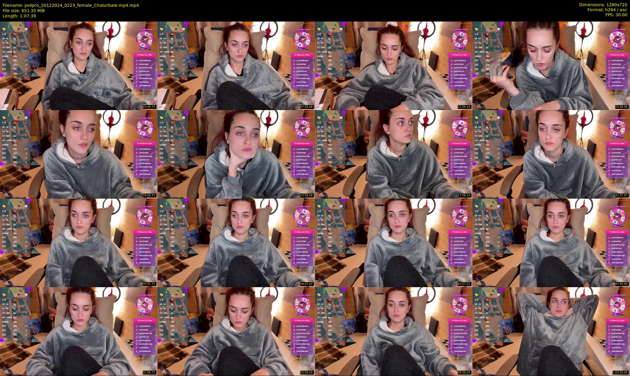 ps4pro — 68 minute Chaturbate female cam show recording, 720p, Dec 20, 2024