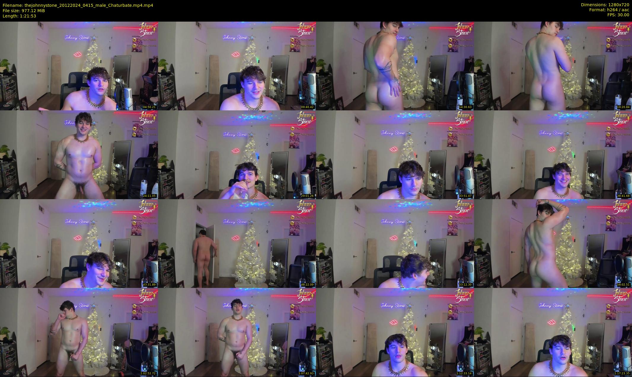 thejohnnystone — 82 minute Chaturbate male cam show recording, 720p, Dec 20, 2024
