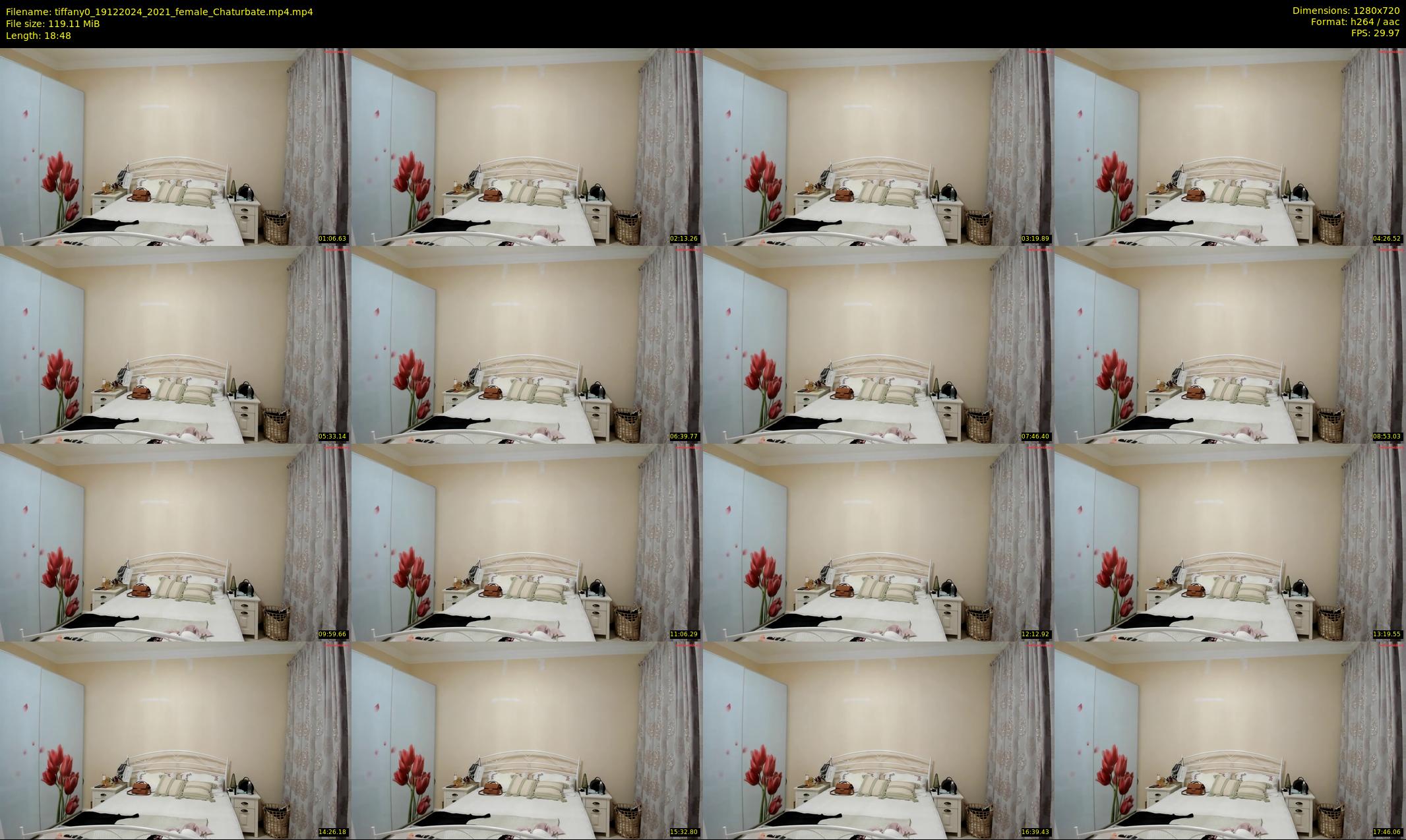 tiffany0 — 19 minute Chaturbate female cam show recording, 720p, Dec 19, 2024