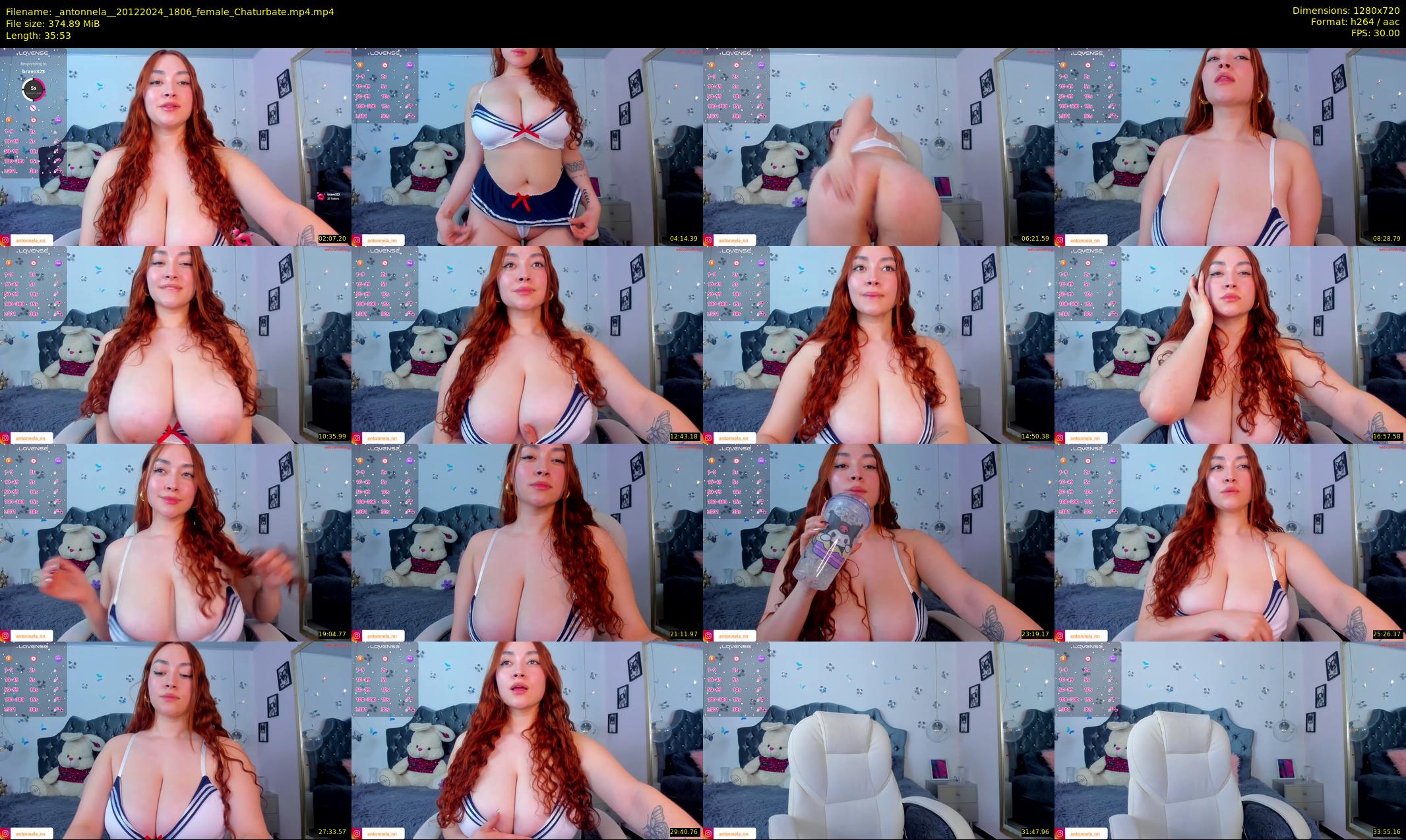 _antonnela_ — 36 minute Chaturbate female cam show recording, 720p, Dec 20, 2024