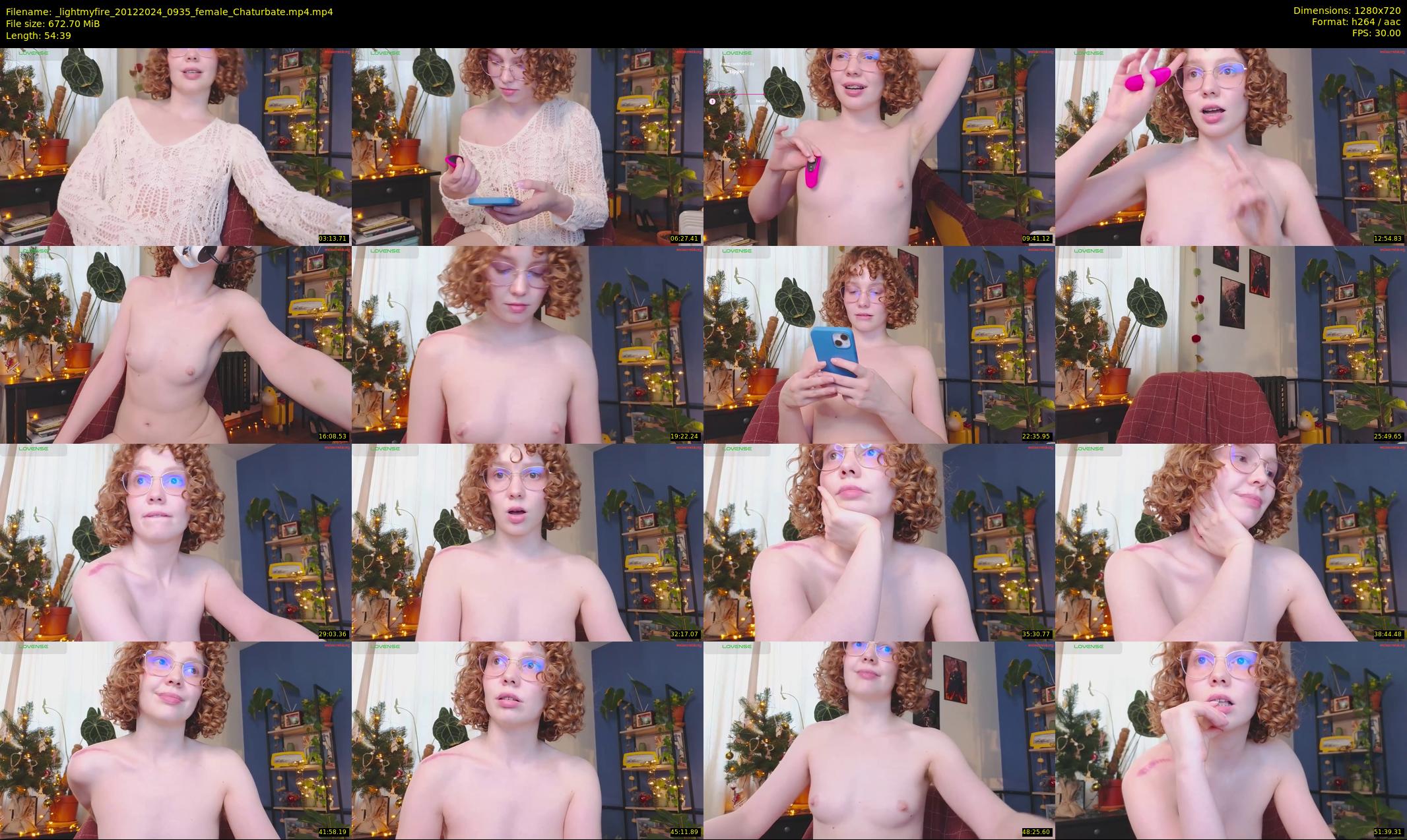 _lightmyfire — 55 minute Chaturbate female cam show recording, 720p, Dec 20, 2024