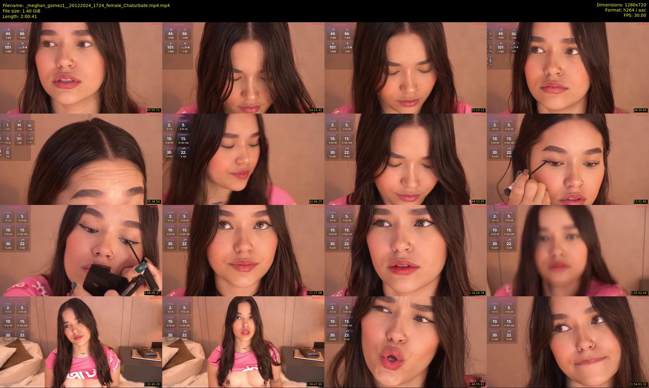 _meghan_gomez1_ — 121 minute Chaturbate female cam show recording, 720p, Dec 20, 2024