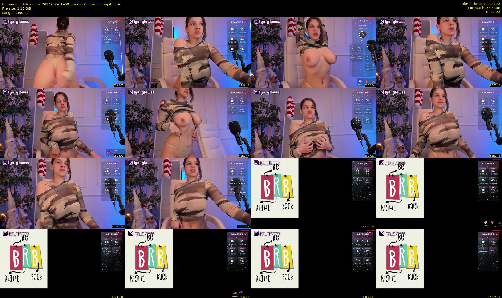 adalyn_glow — 121 minute Chaturbate female cam show recording, 720p, Dec 20, 2024