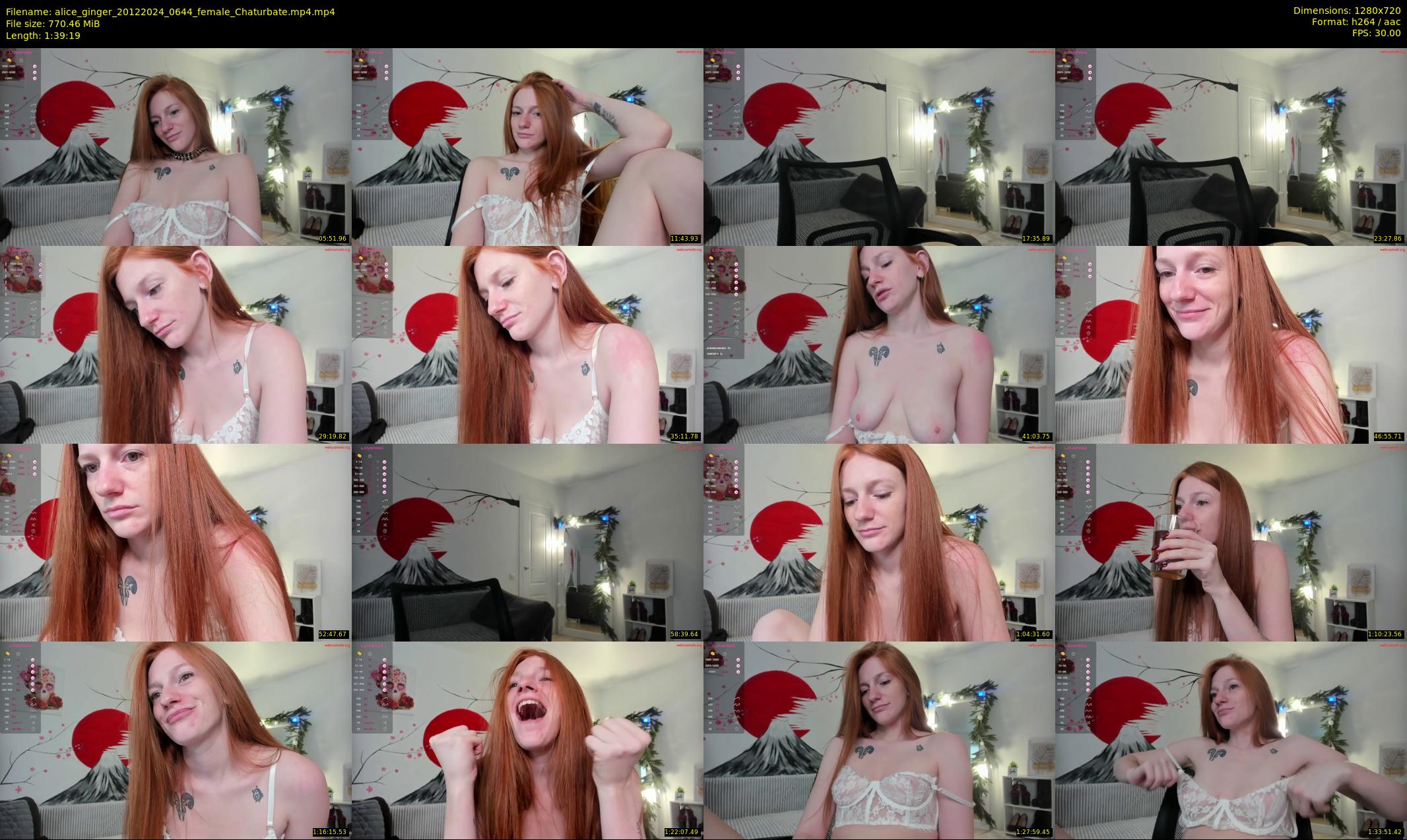 alice_ginger — 100 minute Chaturbate female cam show recording, 720p, Dec 20, 2024