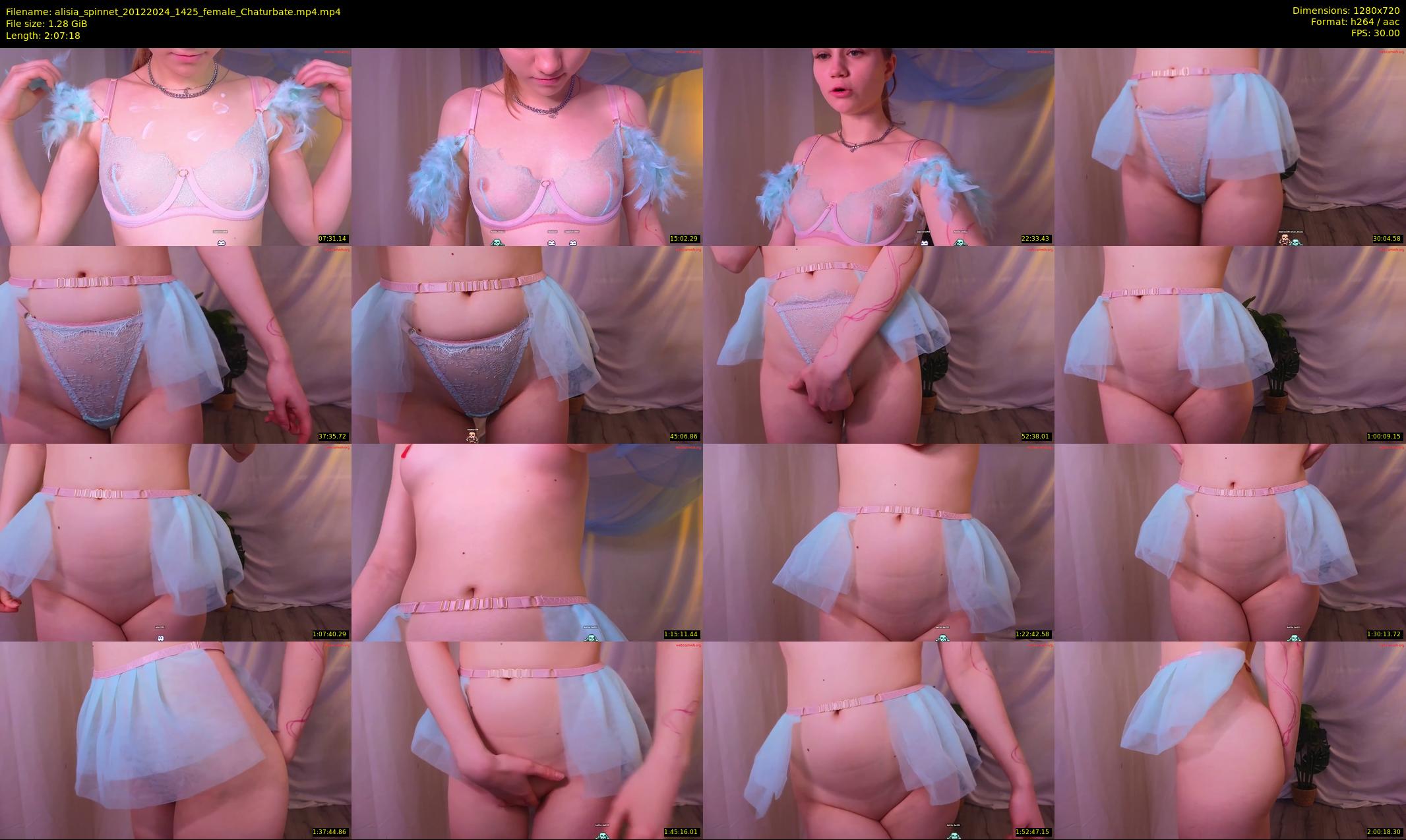 alisia_spinnet — 128 minute Chaturbate female cam show recording, 720p, Dec 20, 2024