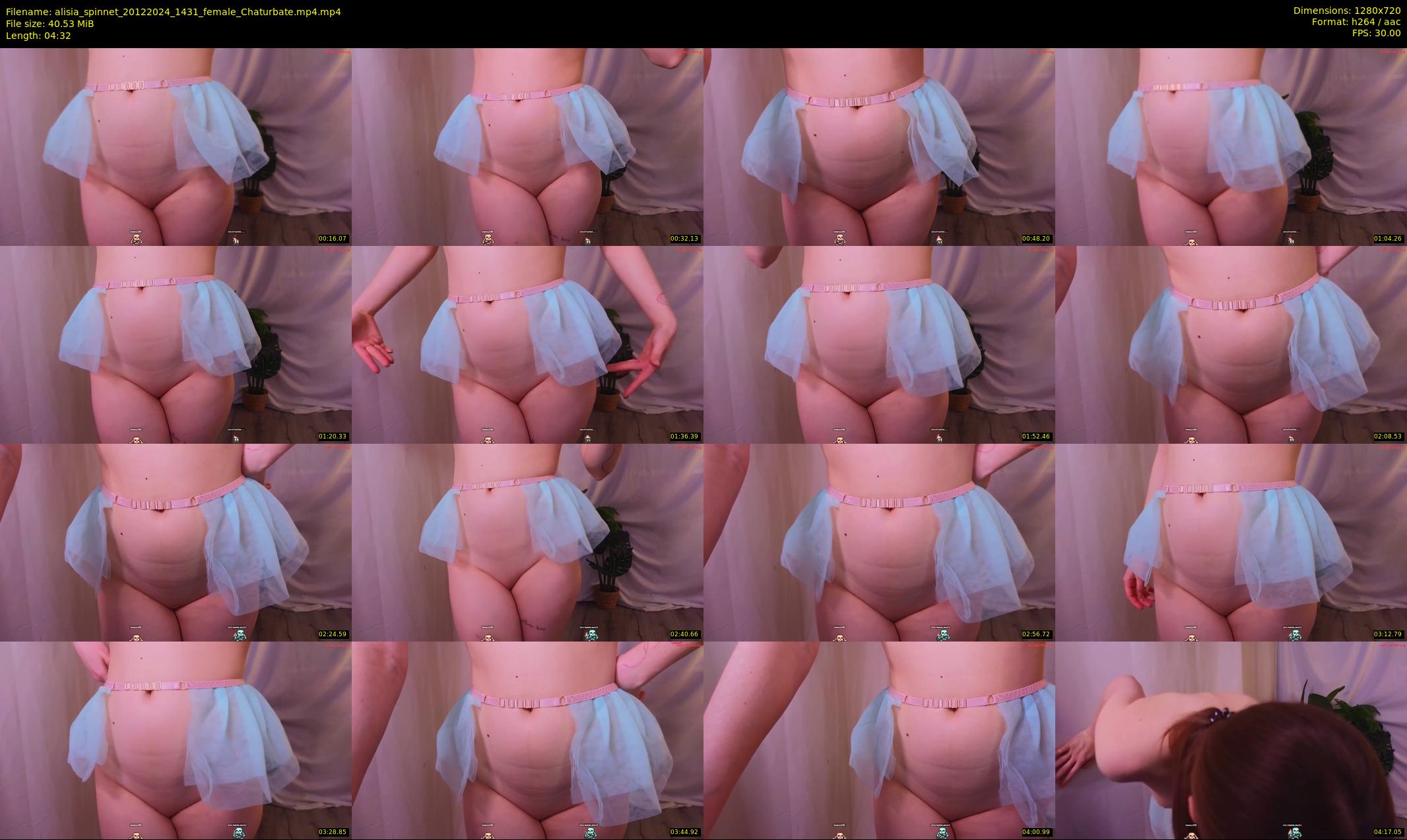 alisia_spinnet — 5 minute Chaturbate female cam show recording, 720p, Dec 20, 2024