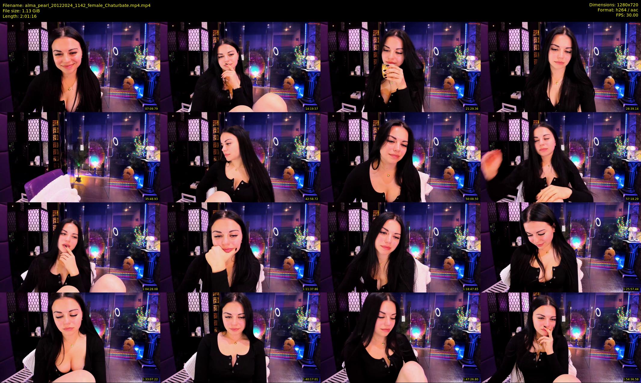 alma_pearl — 122 minute Chaturbate female cam show recording, 720p, Dec 20, 2024
