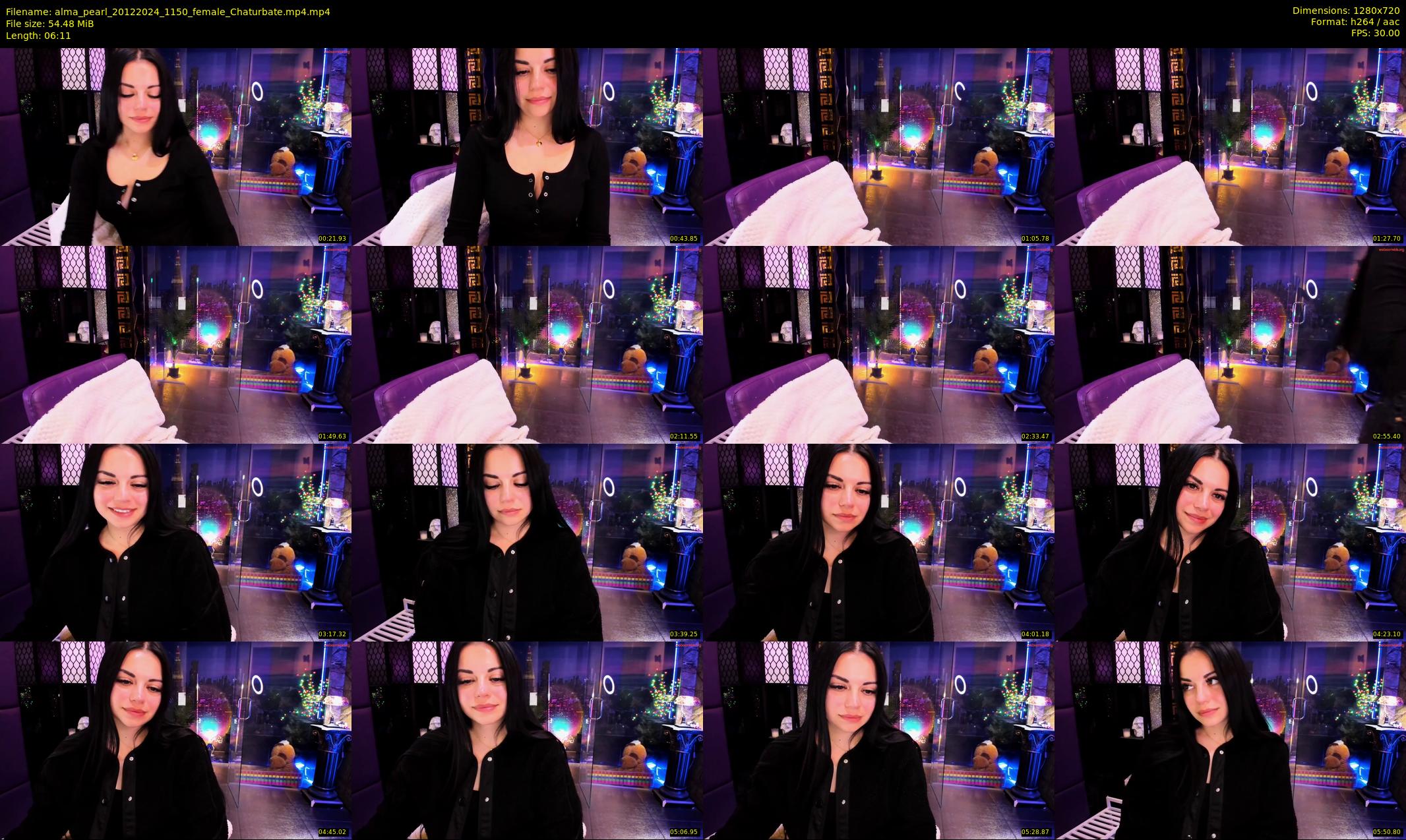 alma_pearl — 7 minute Chaturbate female cam show recording, 720p, Dec 20, 2024