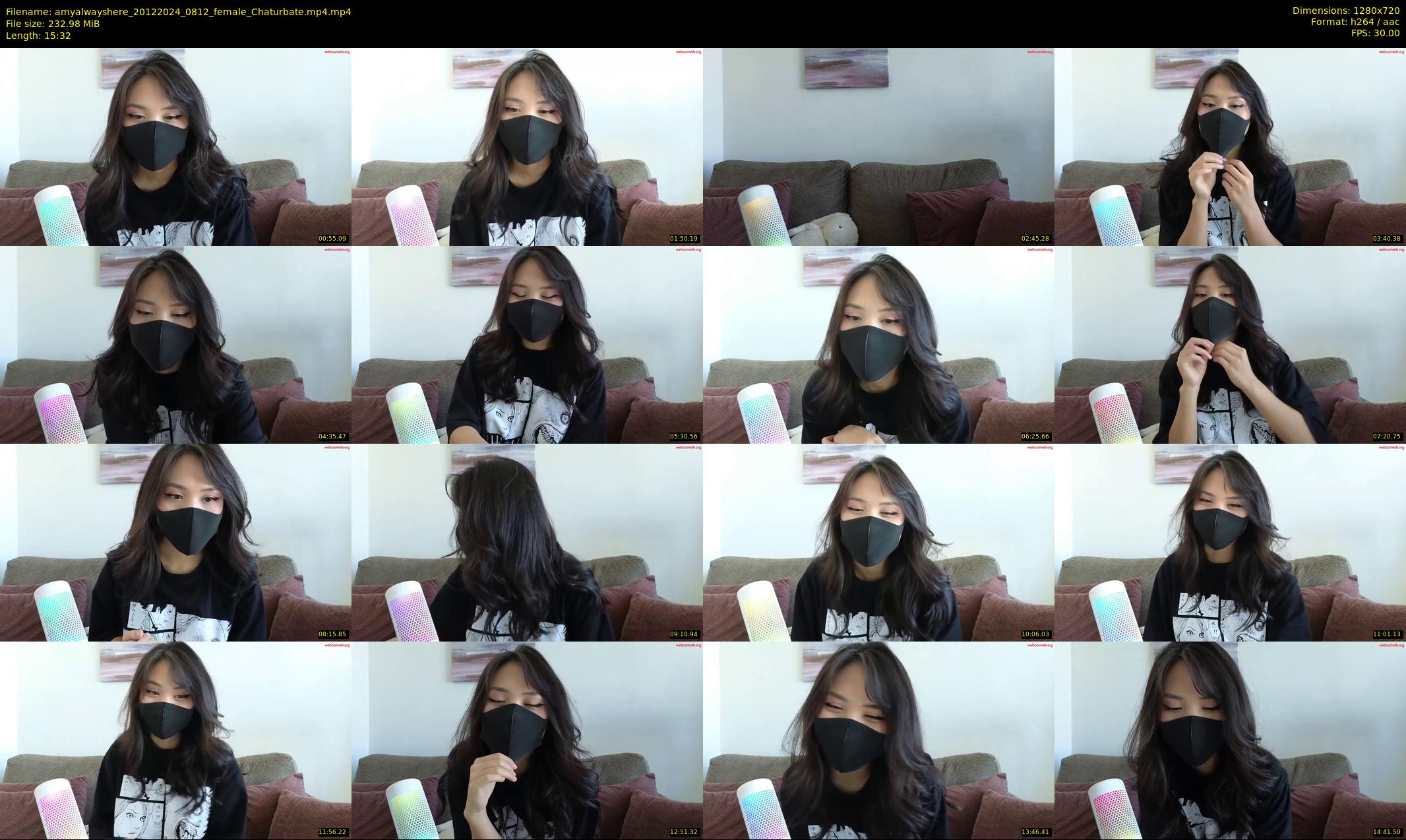 amyalwayshere — 16 minute Chaturbate female cam show recording, 720p, Dec 20, 2024