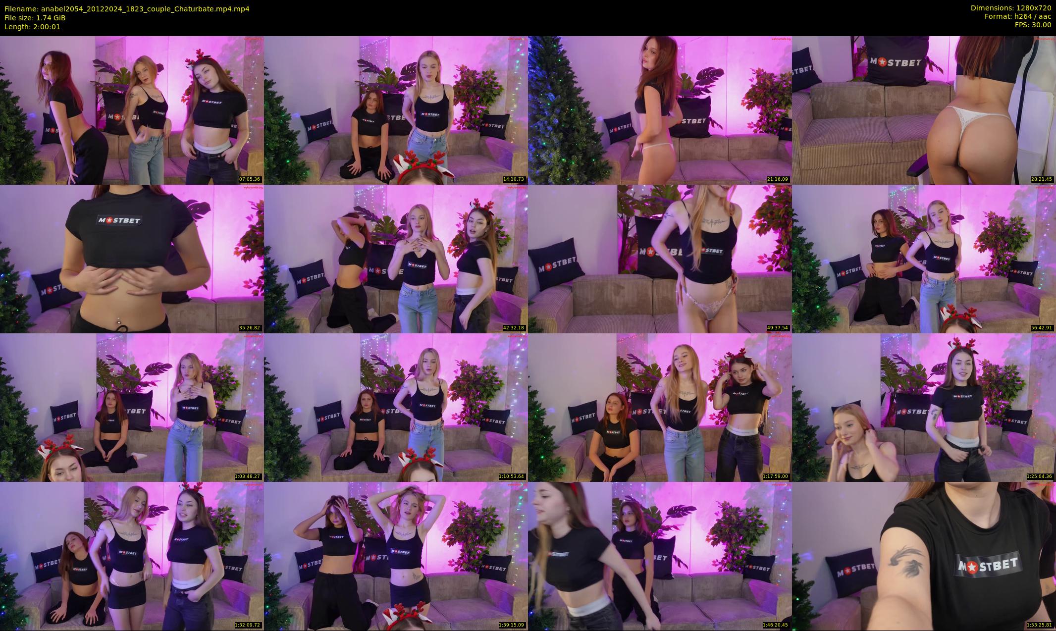 anabel2054 — 121 minute Chaturbate female cam show recording, 720p, Dec 20, 2024