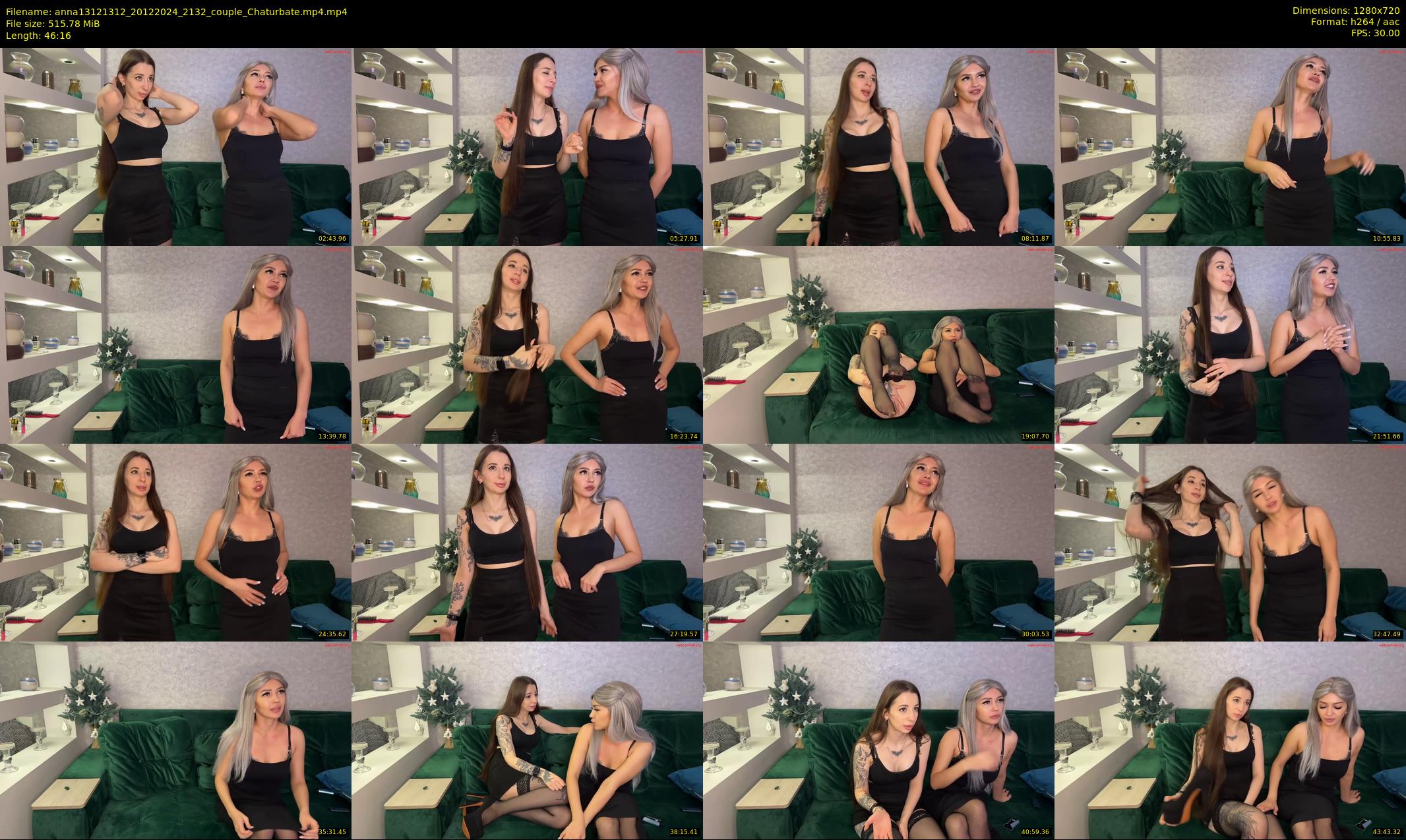 anna13121312 — 47 minute Chaturbate couple cam show recording, 720p, Dec 20, 2024