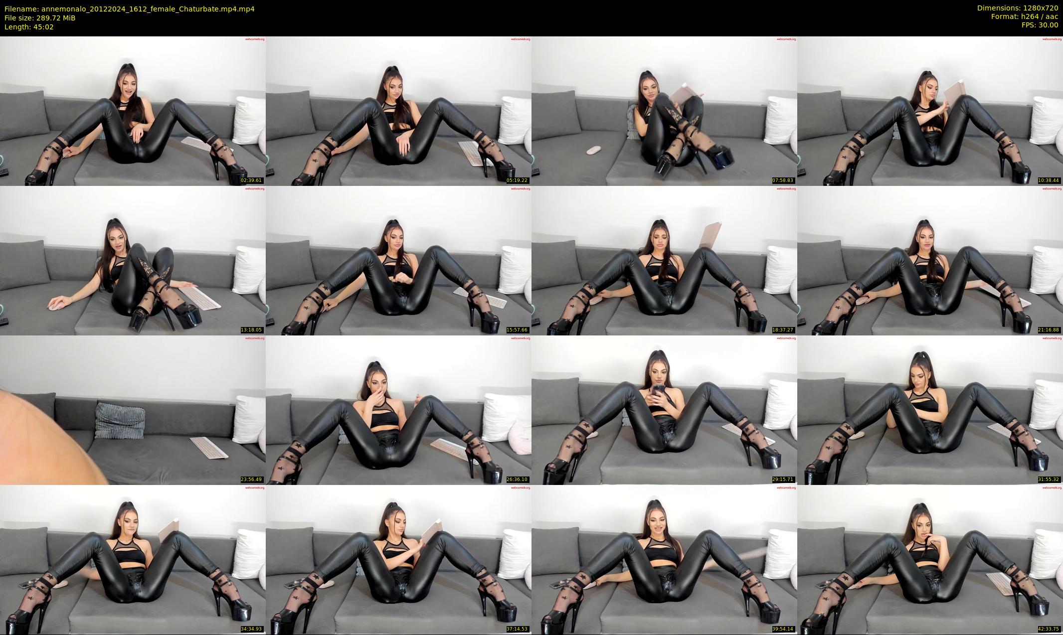 annemonalo — 46 minute Chaturbate female cam show recording, 720p, Dec 20, 2024