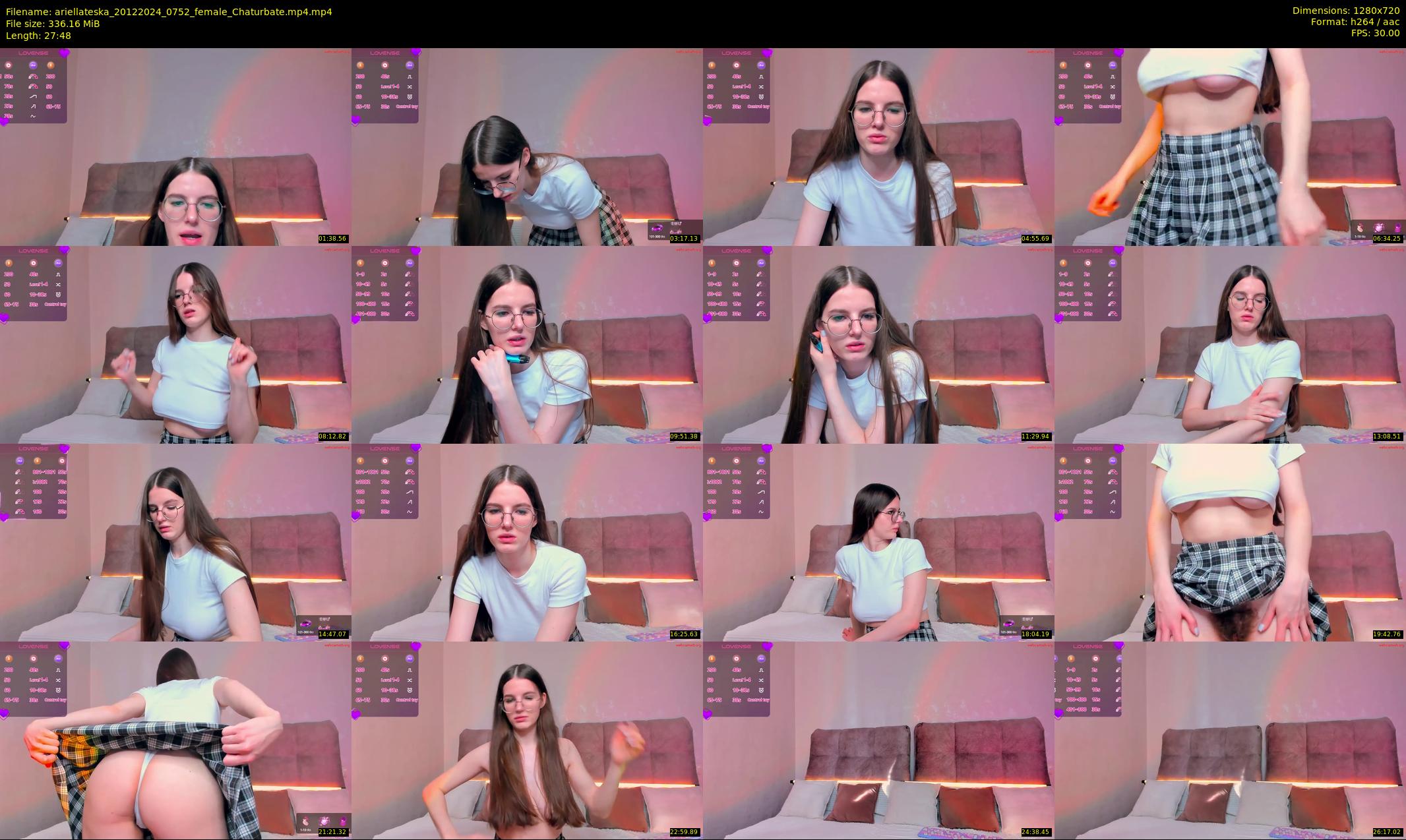 ariellateska — 28 minute Chaturbate female cam show recording, 720p, Dec 20, 2024