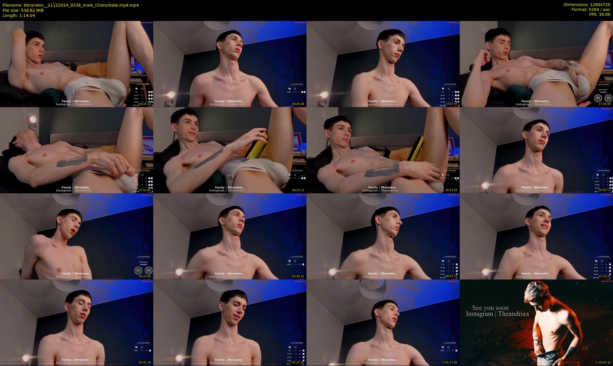 bbrandon_ — 75 minute Chaturbate male cam show recording, 720p, Dec 21, 2024